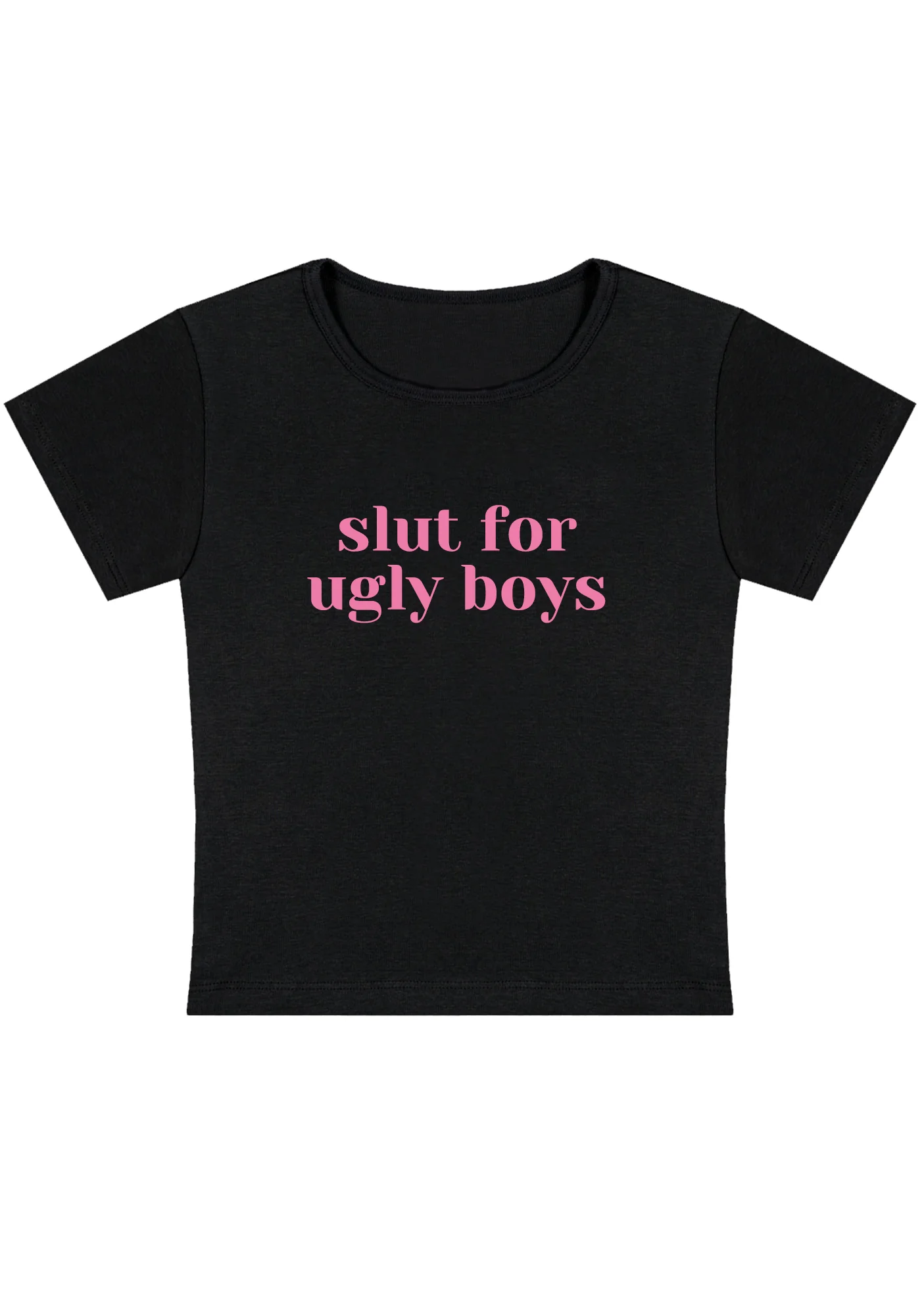 Curvy Slxt For Ugly Boys Baby Tee - Image 2