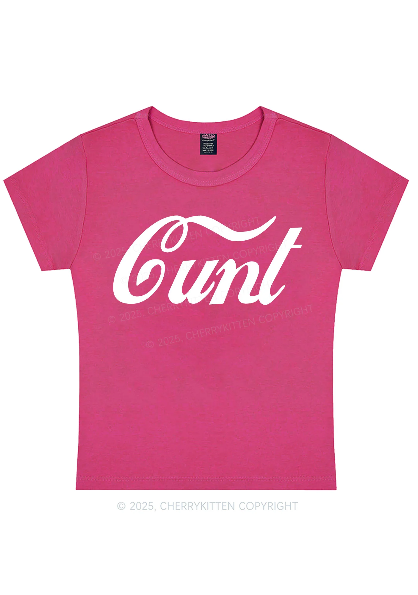 Curvy Special Cxxt Y2K Baby Tee Cherrykitten - Image 4