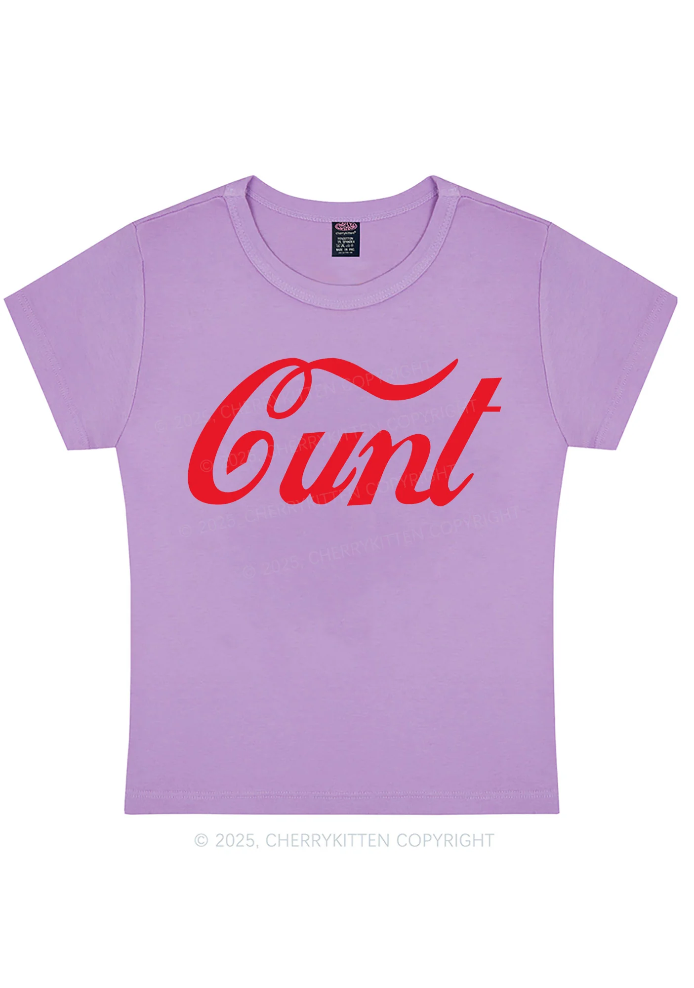 Curvy Special Cxxt Y2K Baby Tee Cherrykitten - Image 5