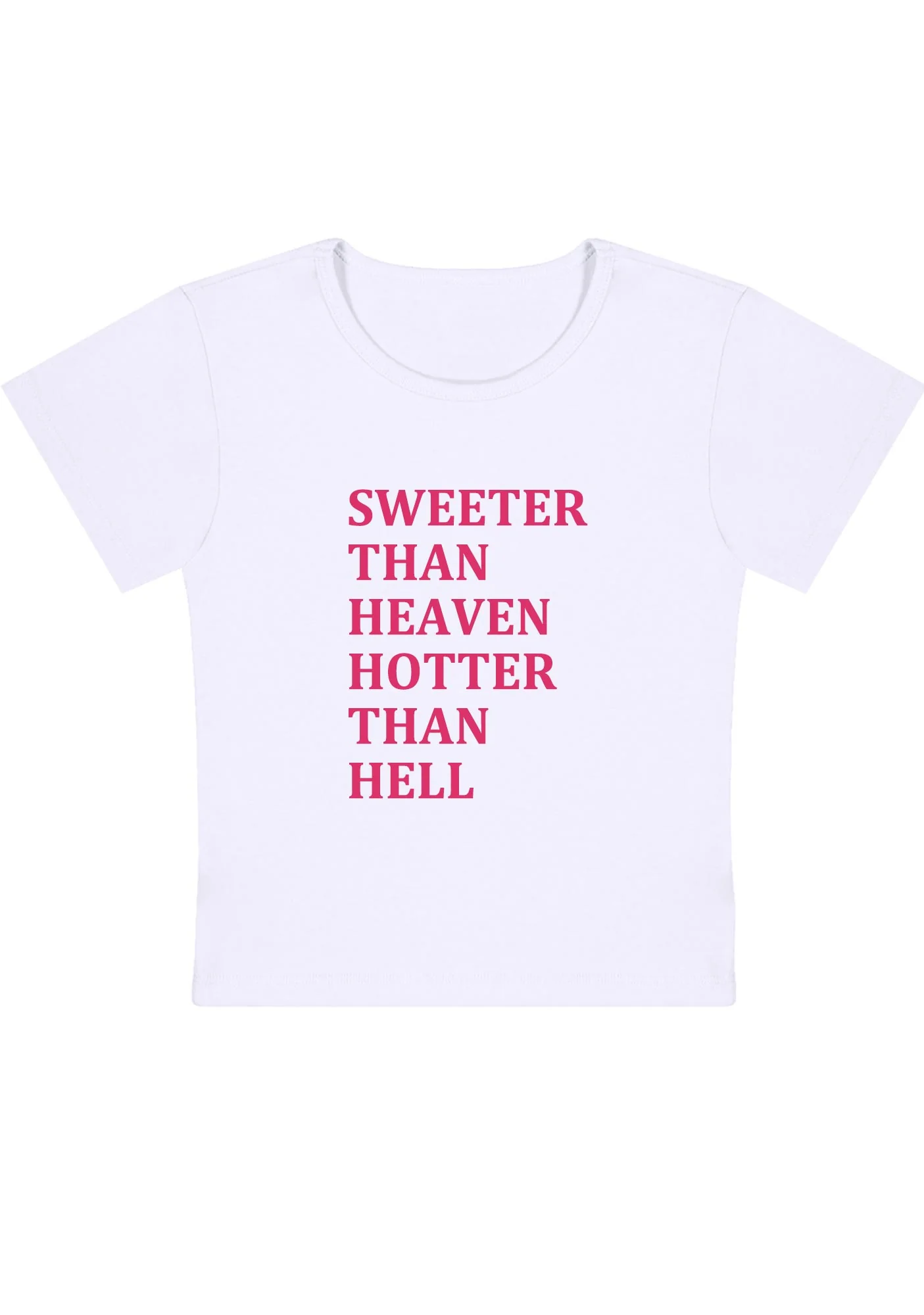 Curvy Sweeter Than Heaven Baby Tee - Image 3