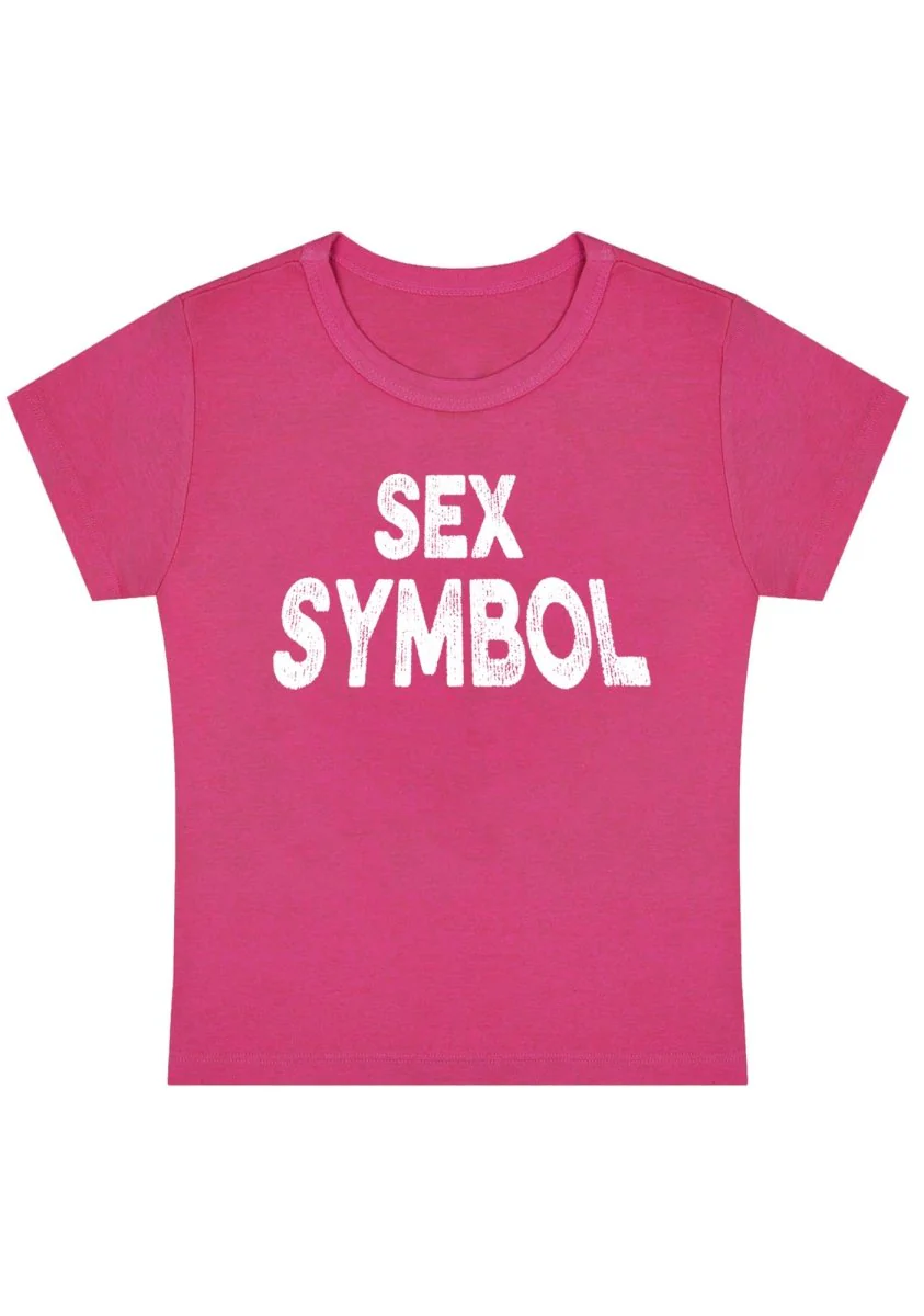 Curvy Sx Symbol Baby Tee - Image 2