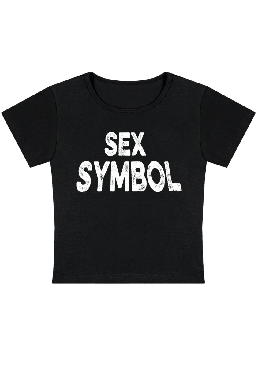 Curvy Sx Symbol Baby Tee - Image 3