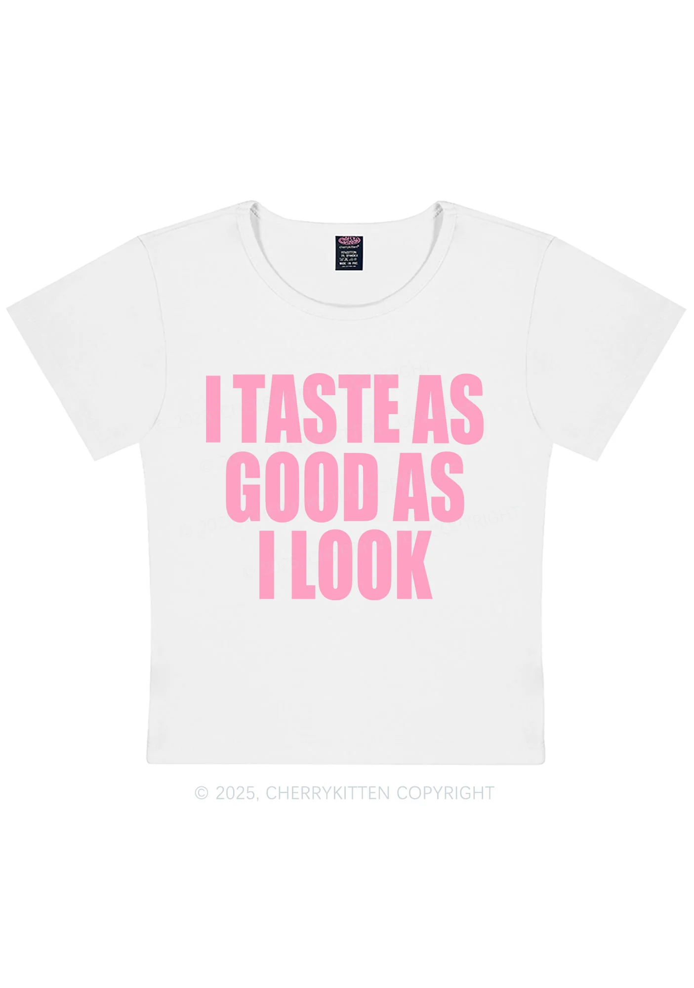 Curvy Taste Good Y2K Baby Tee Cherrykitten - Image 2