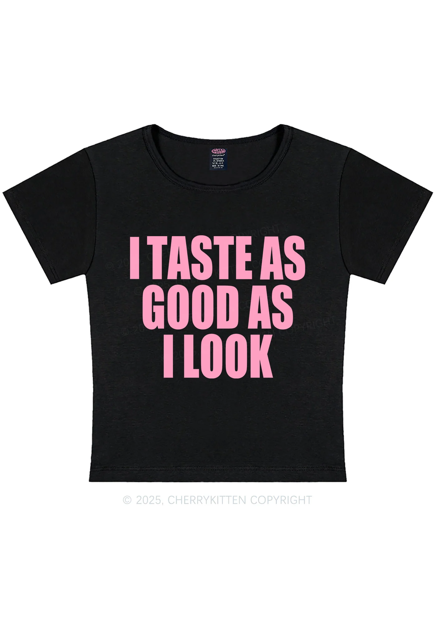 Curvy Taste Good Y2K Baby Tee Cherrykitten - Image 3