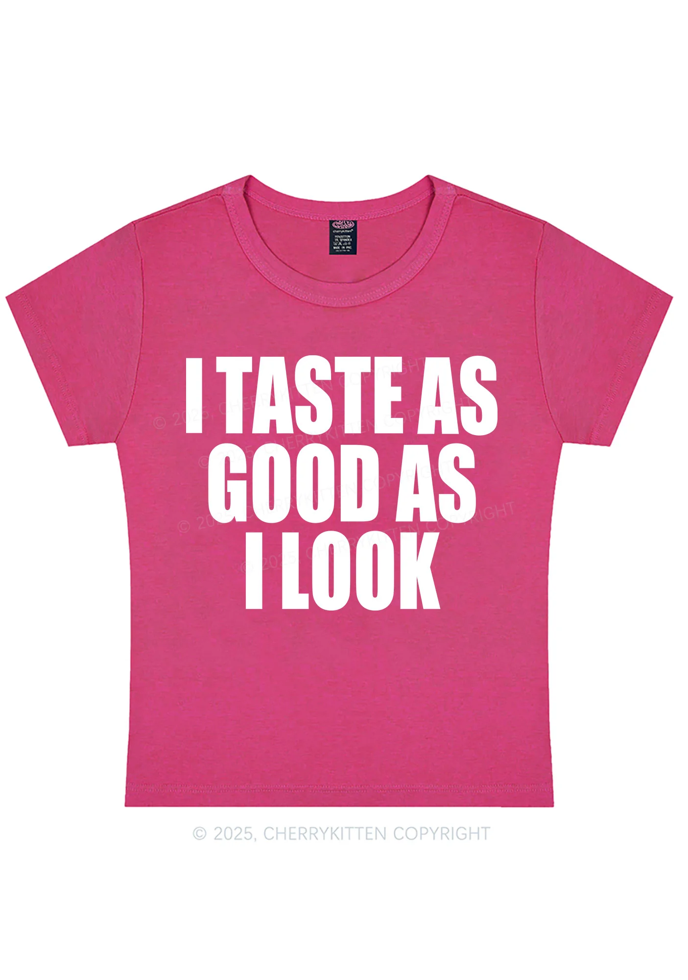 Curvy Taste Good Y2K Baby Tee Cherrykitten - Image 4