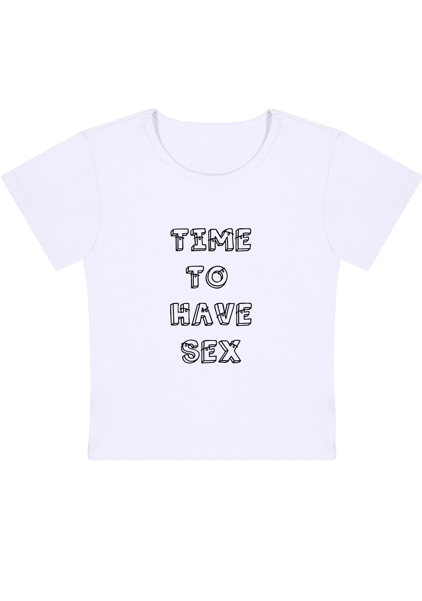 Curvy Time To Do Baby Tee - Image 2