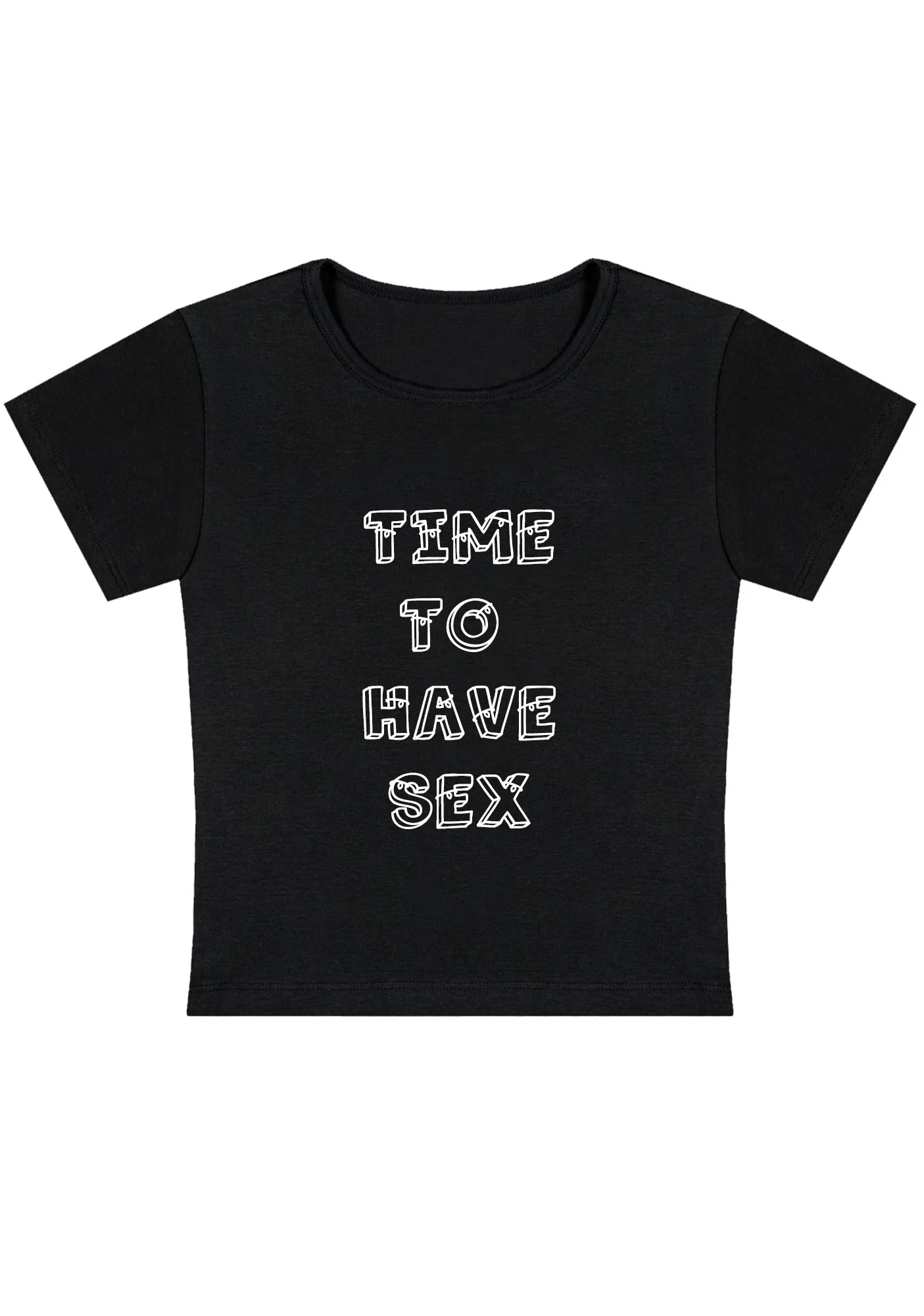 Curvy Time To Do Baby Tee - Image 3