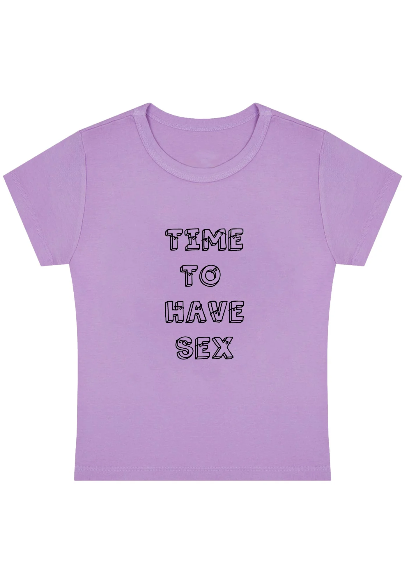 Curvy Time To Do Baby Tee - Image 4
