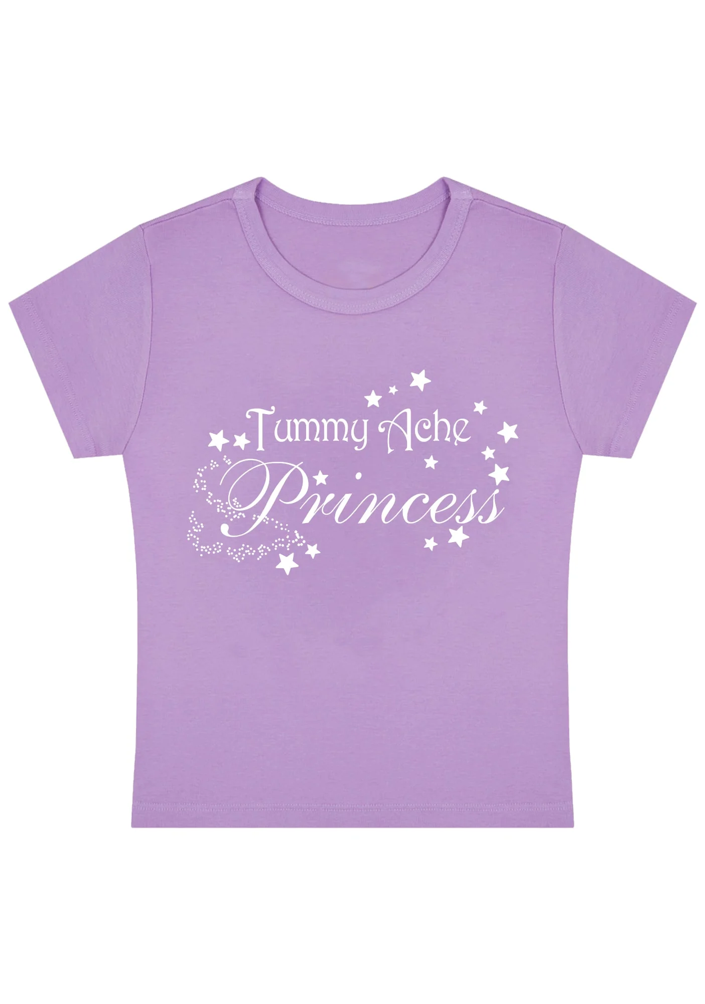 Curvy Tummy Ache Princess Baby Tee - Image 5