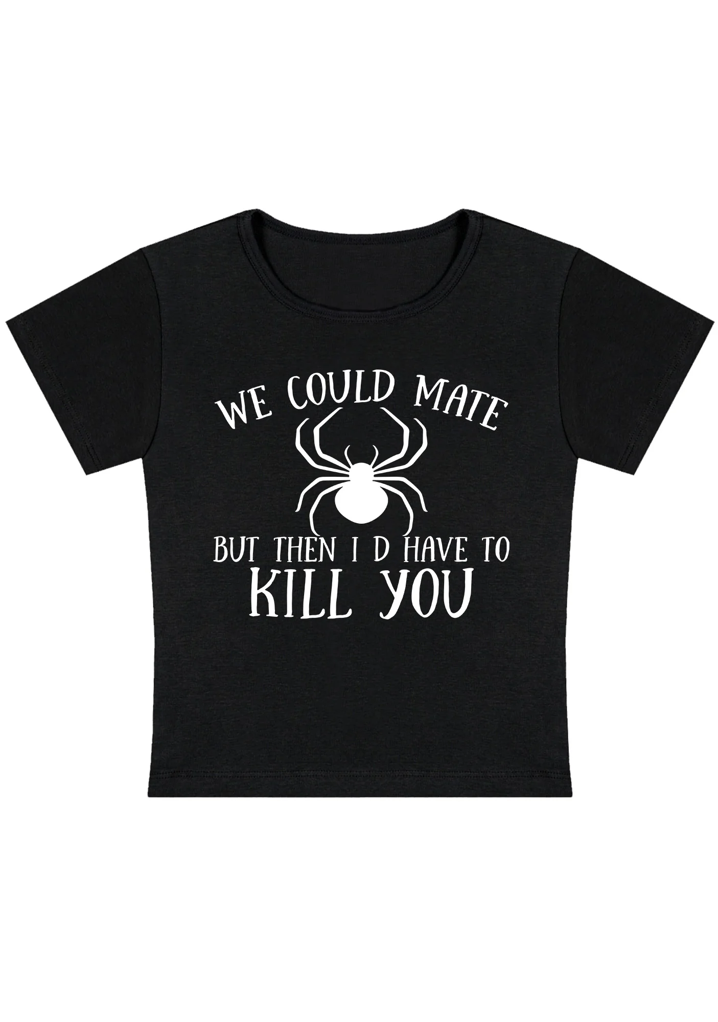 Curvy We Could Mate Baby Tee - Image 2