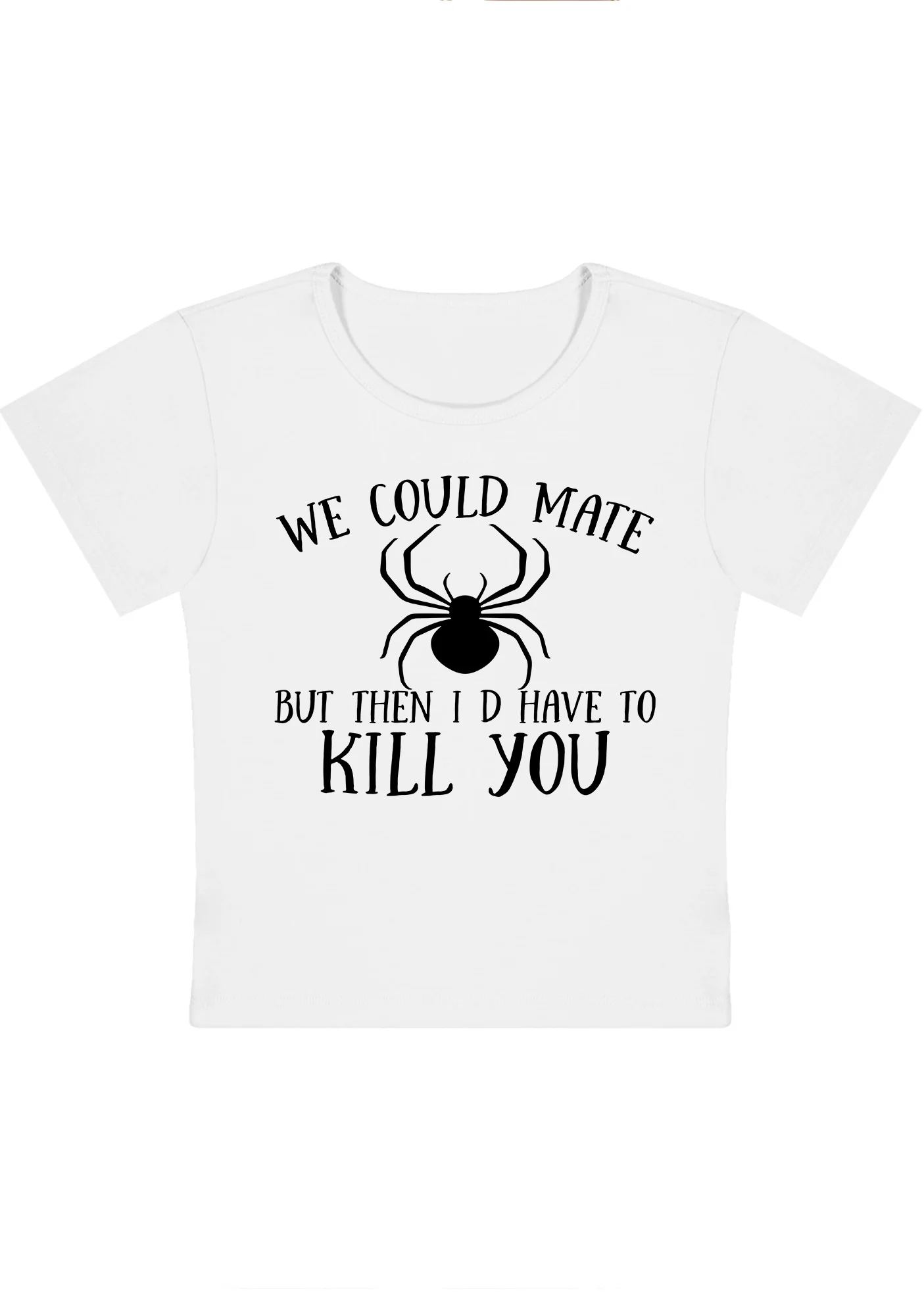 Curvy We Could Mate Baby Tee - Image 3