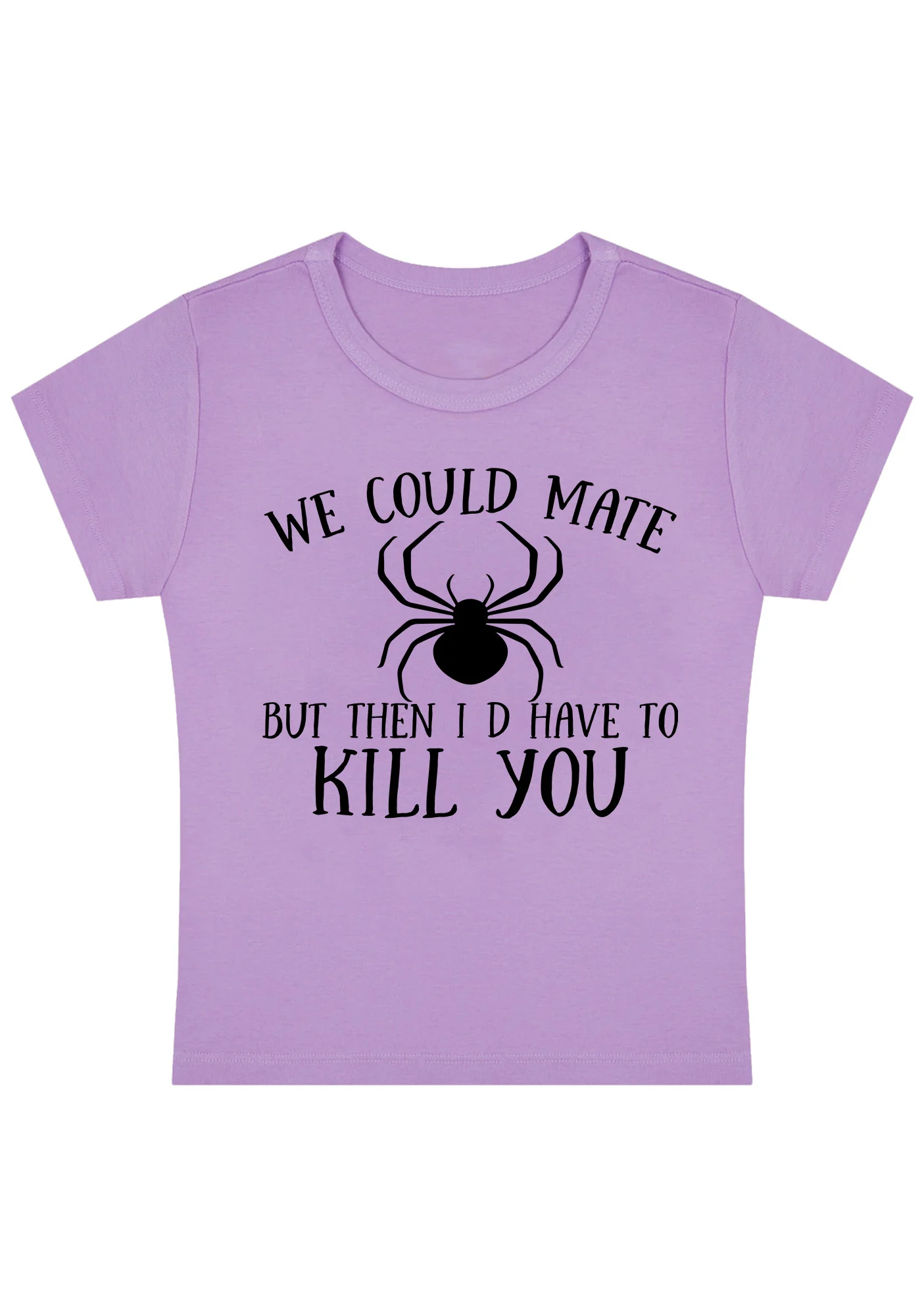 Curvy We Could Mate Baby Tee - Image 4