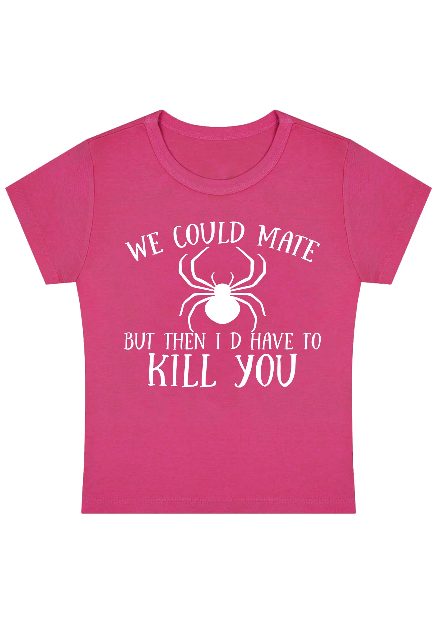 Curvy We Could Mate Baby Tee - Image 5