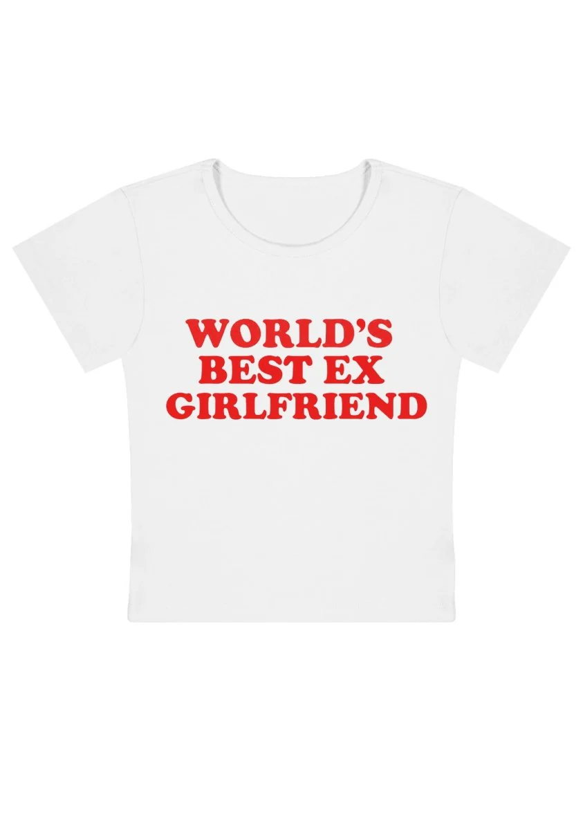Curvy World's Best Ex Girlfriend Baby Tee - Image 4
