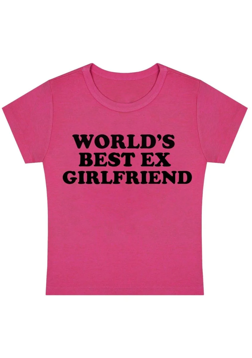 Curvy World's Best Ex Girlfriend Baby Tee - Image 5