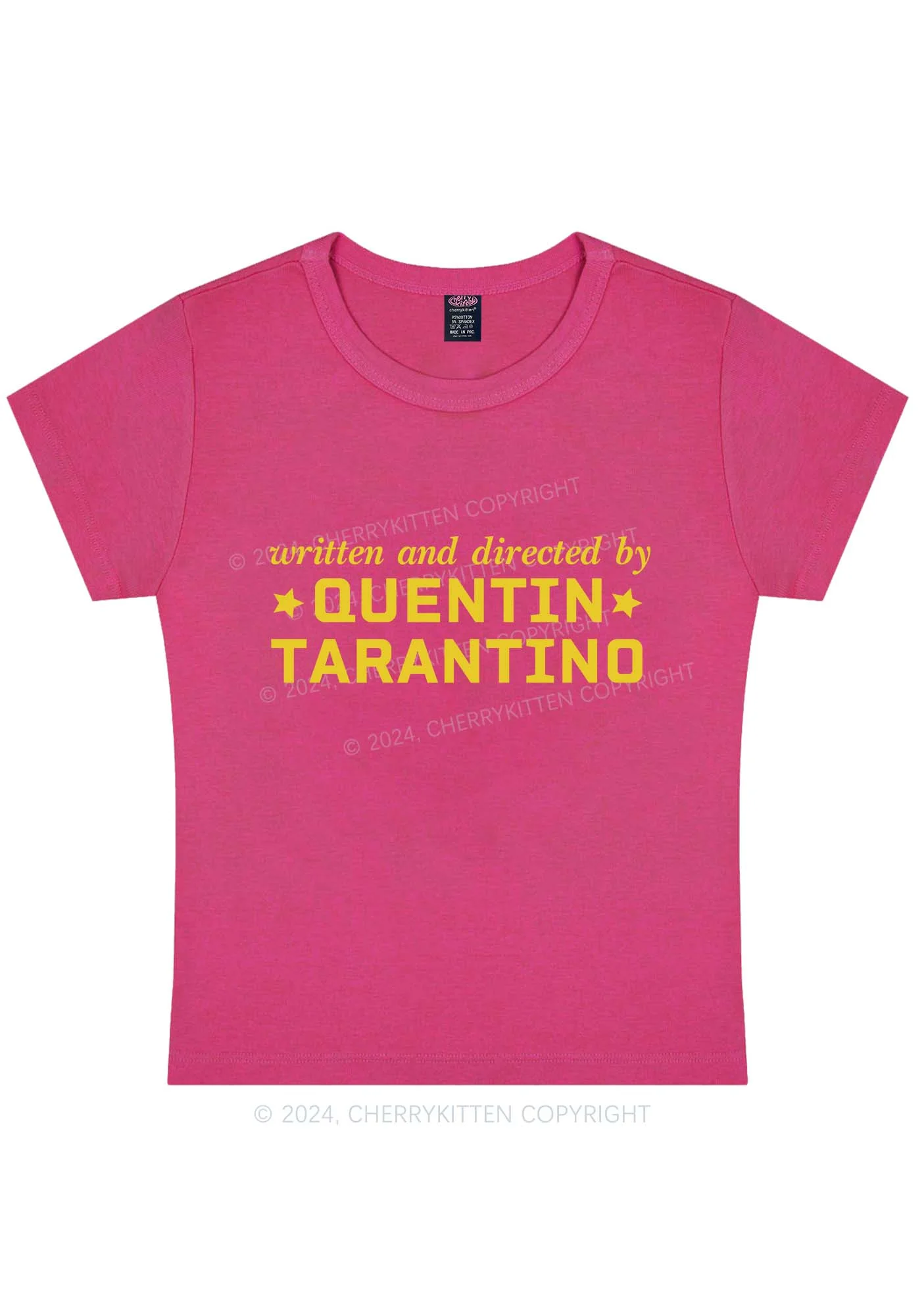 Curvy Written By QT Y2K Baby Tee Cherrykitten - Image 5