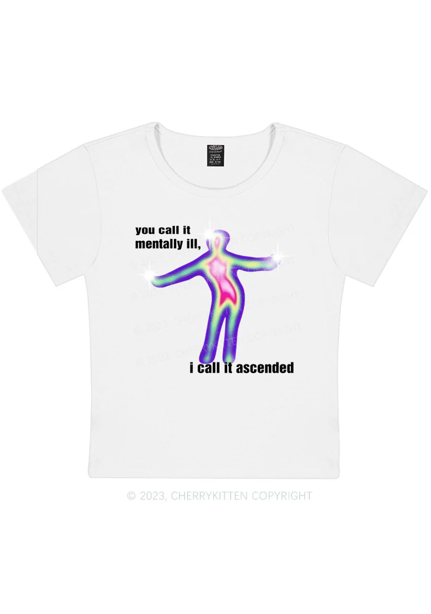 Curvy You Call It Mentally Ill Y2K Baby Tee Cherrykitten - Image 3
