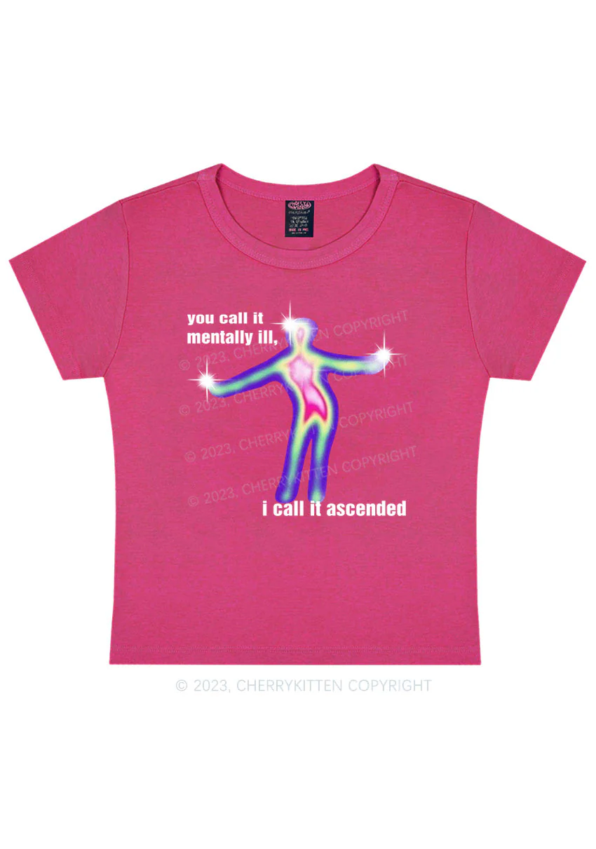 Curvy You Call It Mentally Ill Y2K Baby Tee Cherrykitten - Image 5