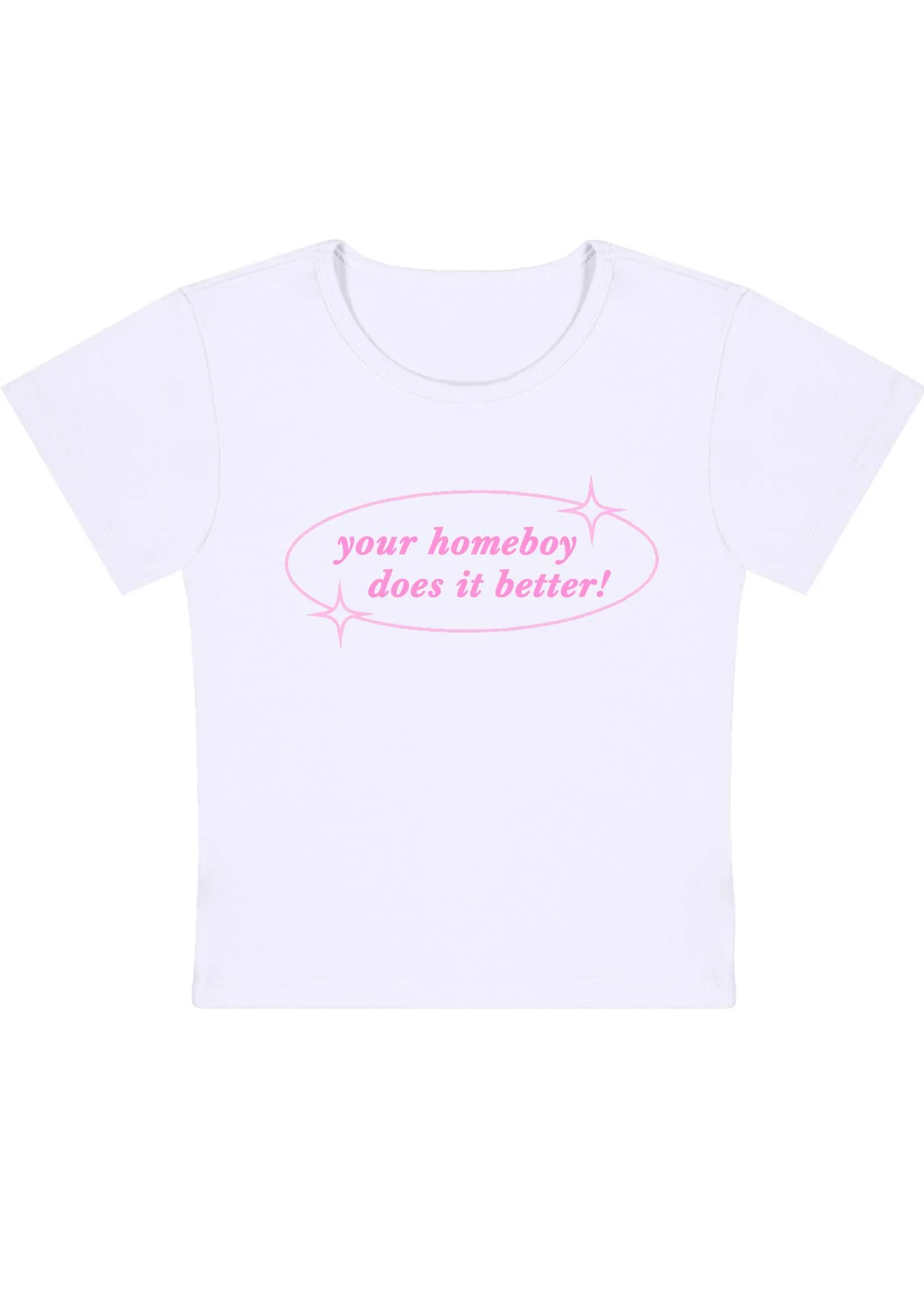 Curvy Your Homeboy Does It Better Baby Tee - Image 2