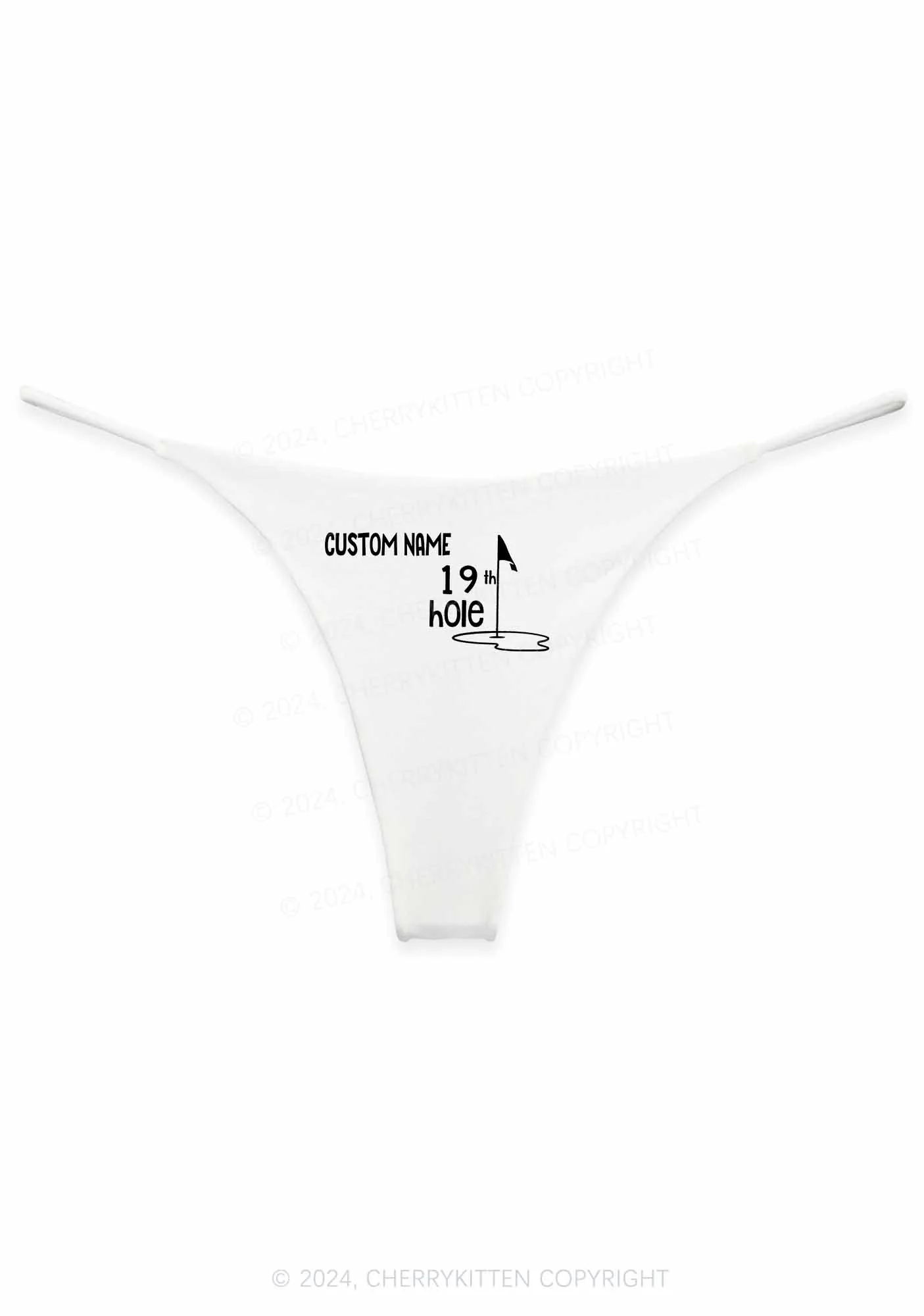 Custom 19th Hole Y2K Bikini String Thong Cherrykitten - Image 6