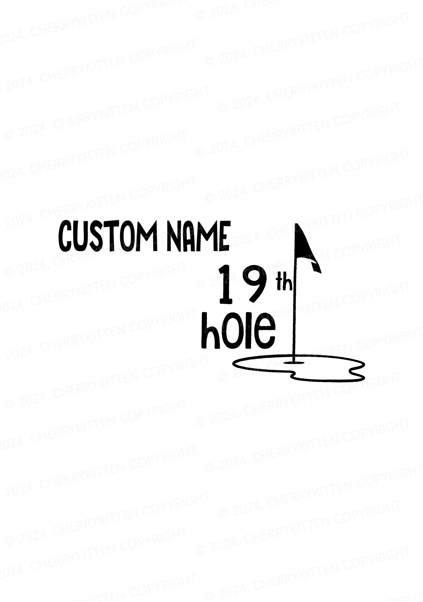 Custom 19th Hole Y2K Flat String Thong Cherrykitten - Image 2