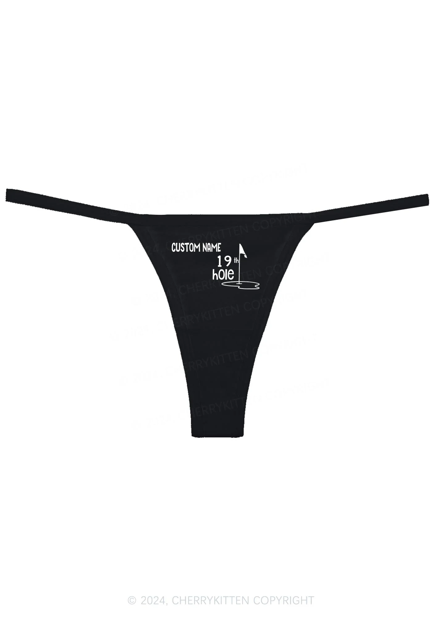 Custom 19th Hole Y2K Flat String Thong Cherrykitten - Image 4