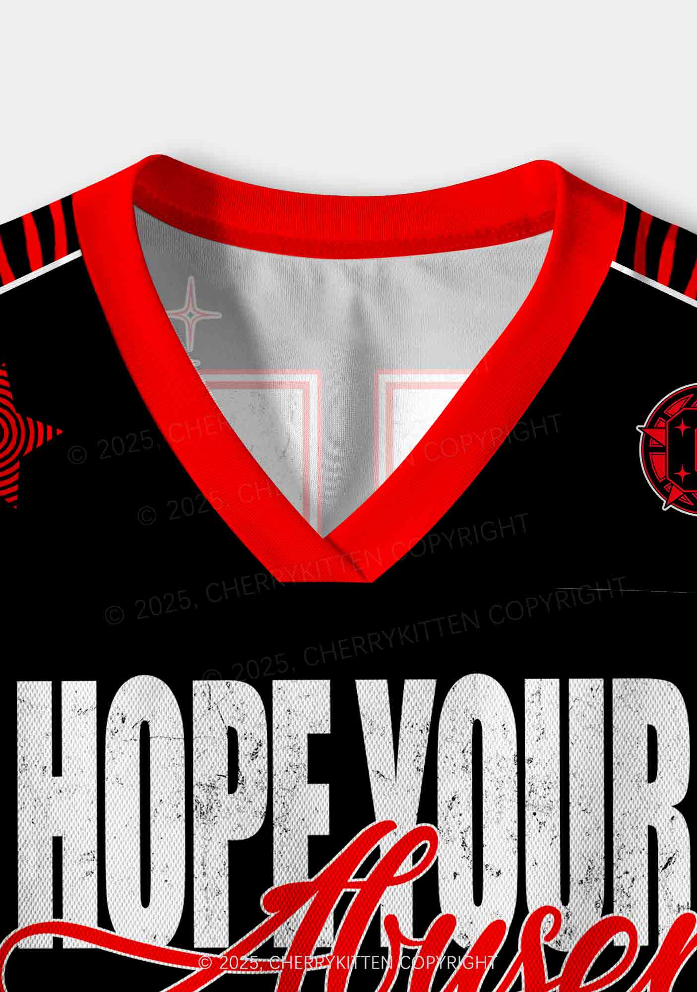 Custom Abuser Dies Y2K Crop Sport Jersey Shirts Cherrykitten - Image 3