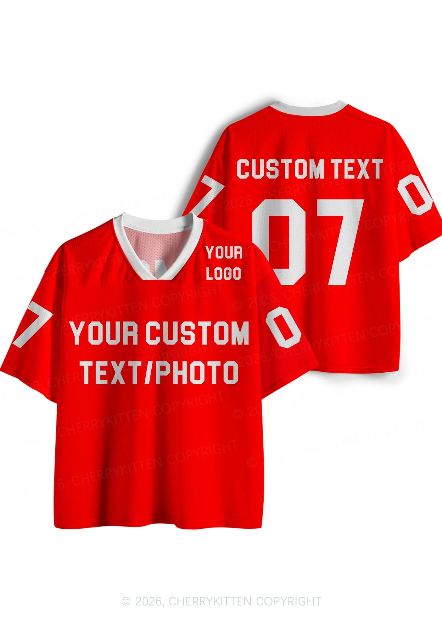 Custom All Personalized Y2K Sport Jersey Shirts Cherrykitten - Image 5