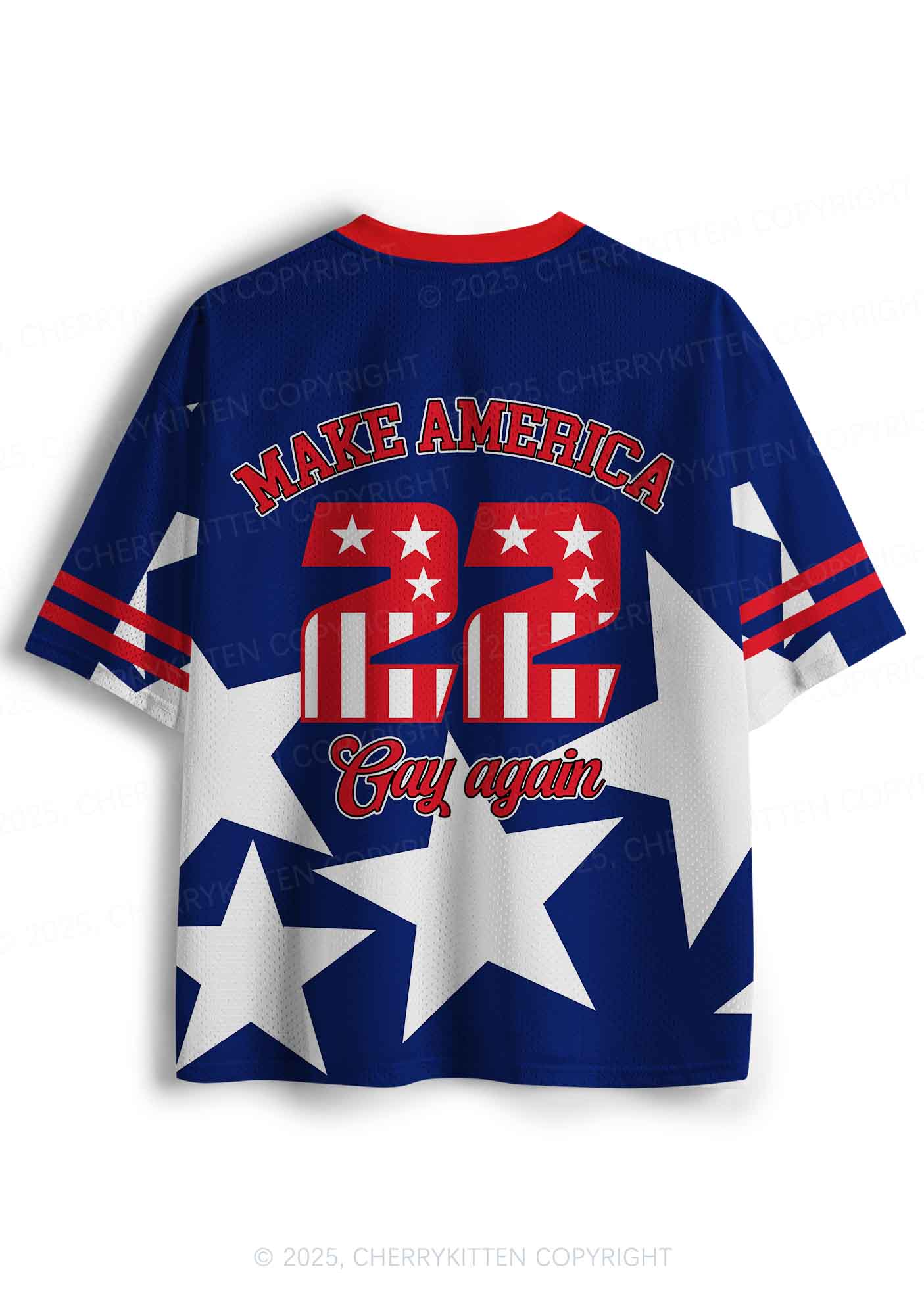 Custom America Gay Star Pride Y2K Sport Jersey Shirts Cherrykitten - Image 2