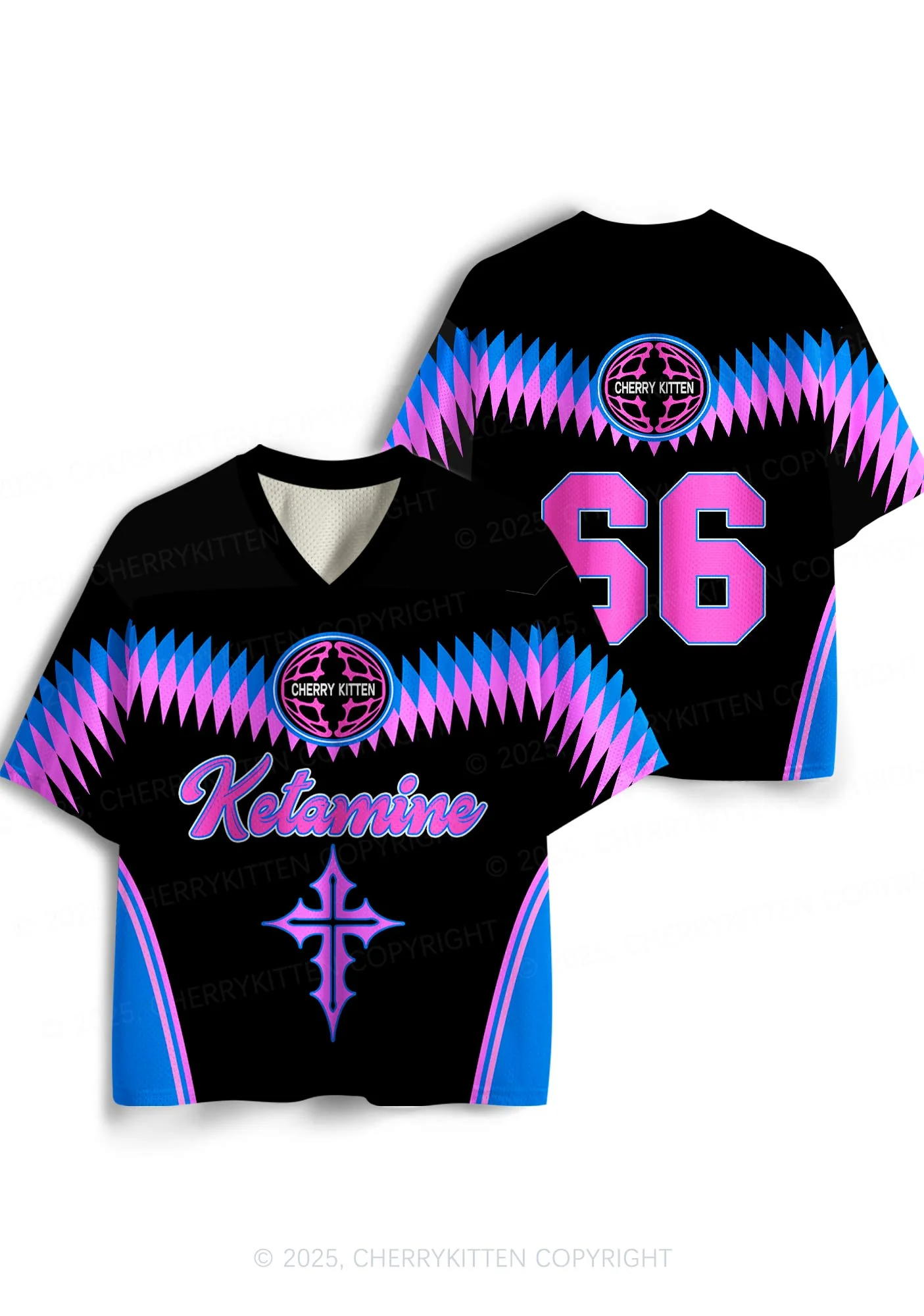 Custom Back Ketamxxe Cross Y2K Sport Jersey Shirts Cherrykitten - Image 3