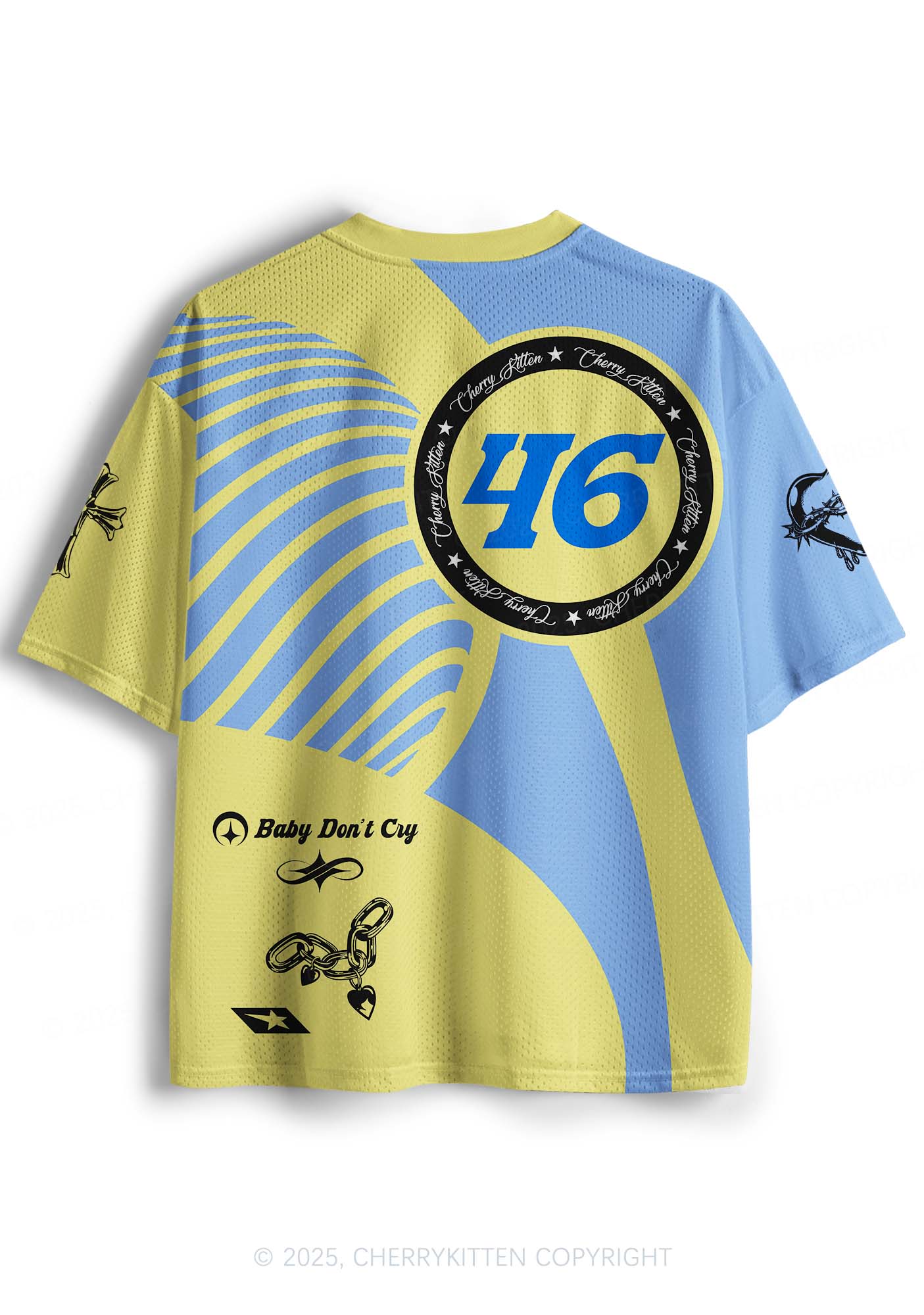 Custom Baddies Get Saddies Y2K Sport Jersey Shirts Cherrykitten - Image 4