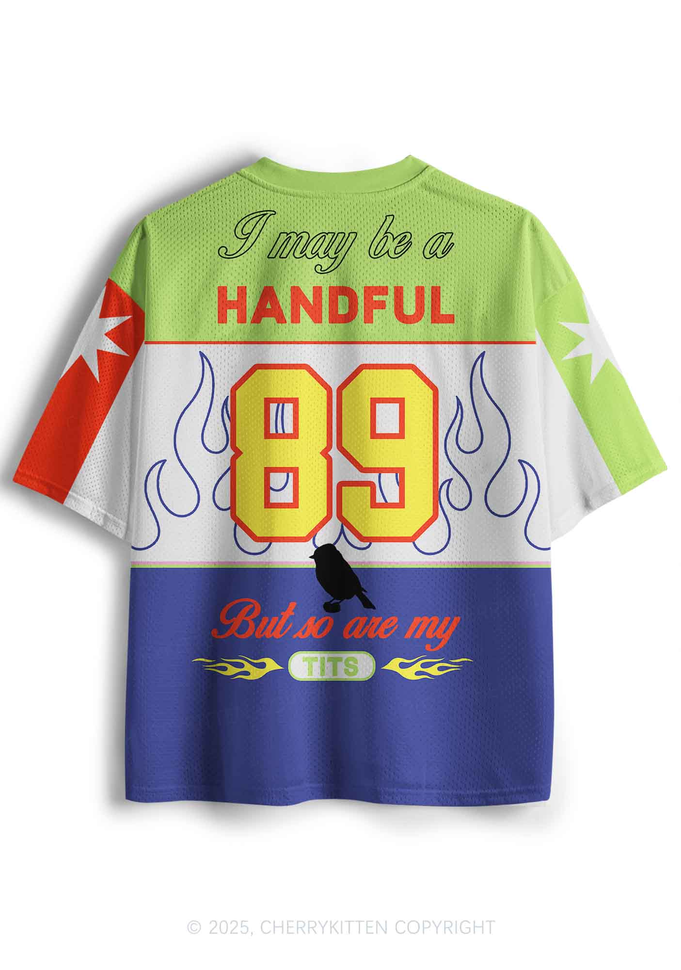 Custom Be A Handful Y2K Sport Jersey Shirts Cherrykitten - Image 3