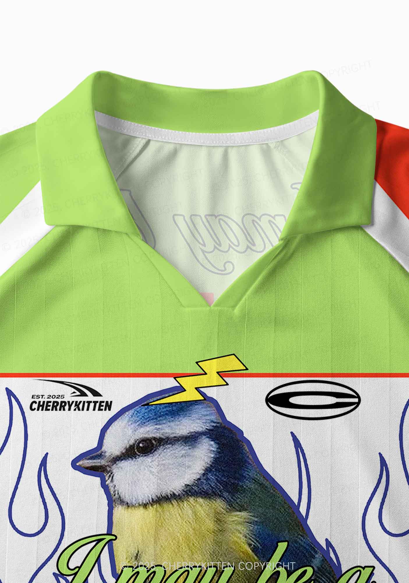 Custom Be A Handful Y2K Sport Long Sleeve Jersey Shirts Cherrykitten - Image 4