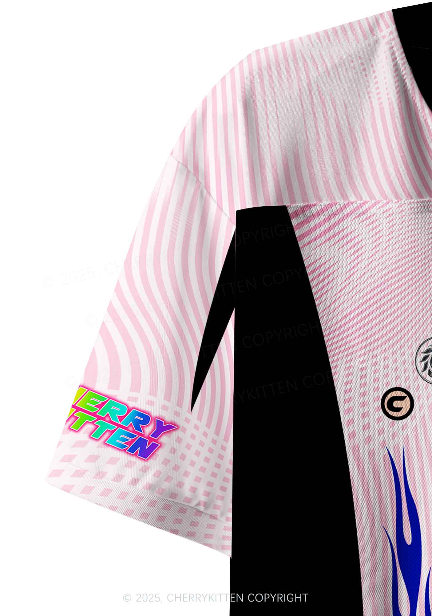 Custom Be Gay Do Crime Pride Y2K Crop Sport Jersey Shirts Cherrykitten - Image 6