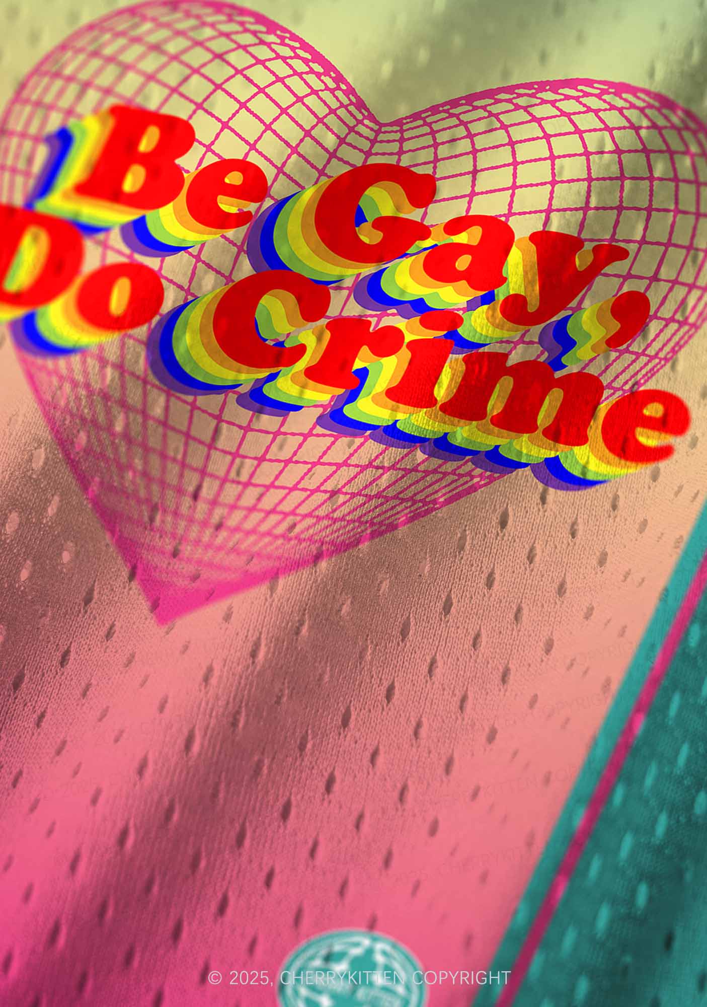Custom Be Gay Do Crxme Pride Y2K Sport Jersey Tank Cherrykitten - Image 5