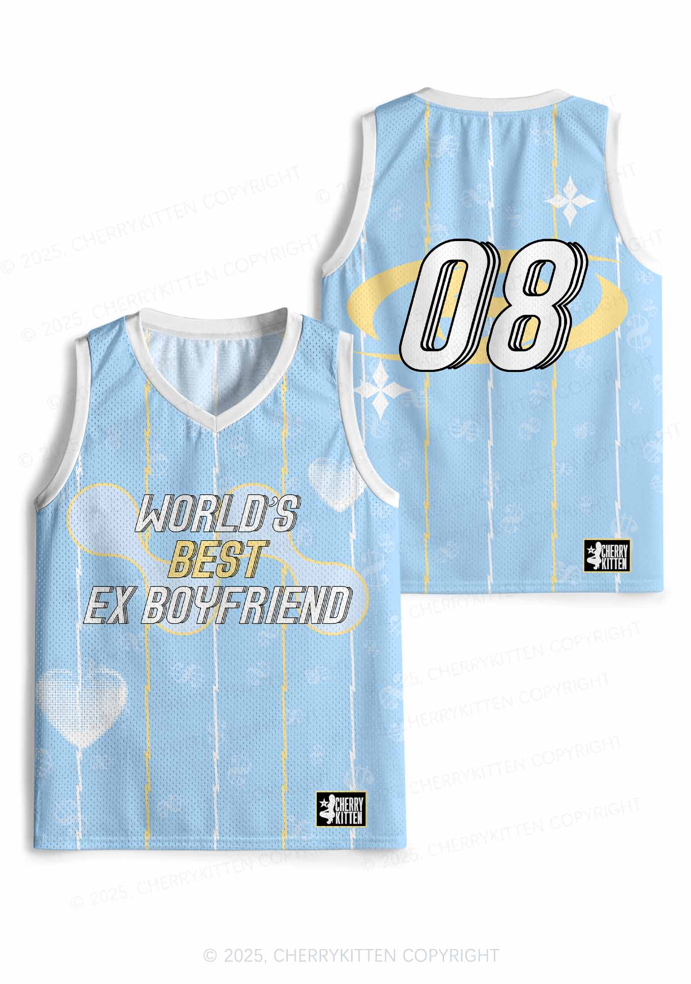 Custom Best Ex Boyfriend Y2K Sport Jersey Tank Cherrykitten - Image 3