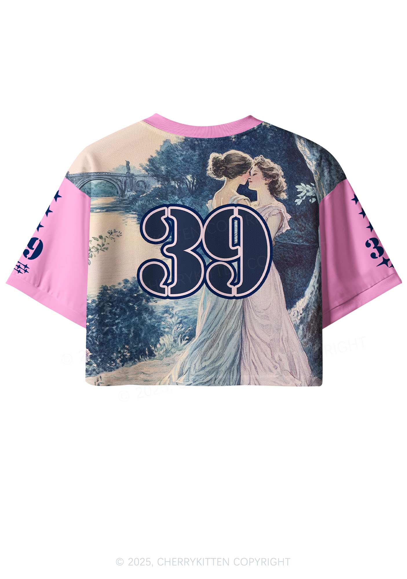 Custom Best Friends Pride Y2K Crop Sport Jersey Shirts Cherrykitten - Image 3