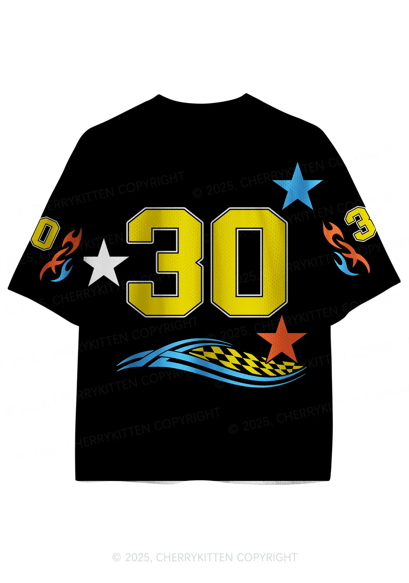 Custom Black ACAB Cats Y2K Sport Jersey Shirts Cherrykitten - Image 3