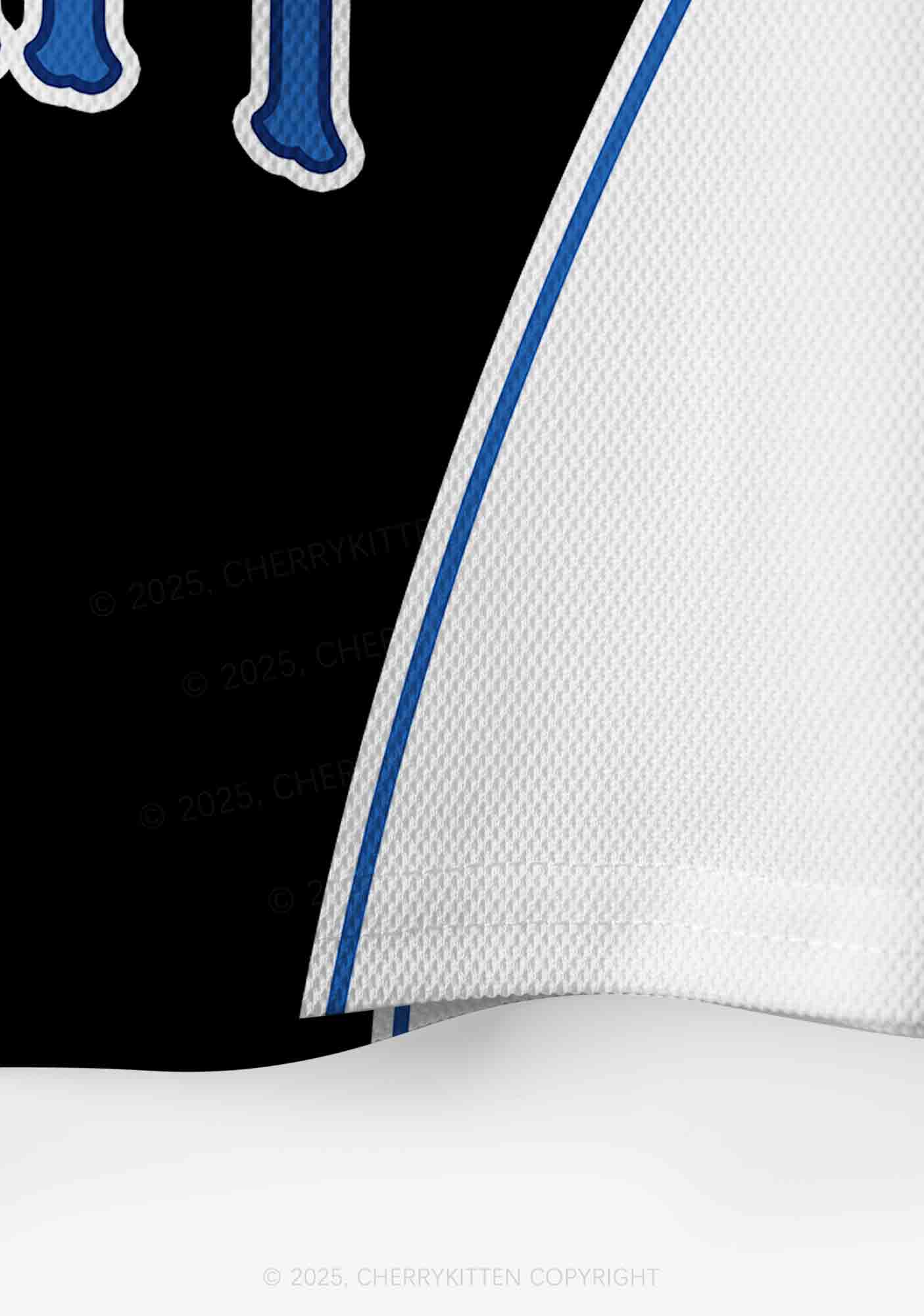 Custom Black Cxxt Y2K Crop Sport Jersey Shirts Cherrykitten - Image 6
