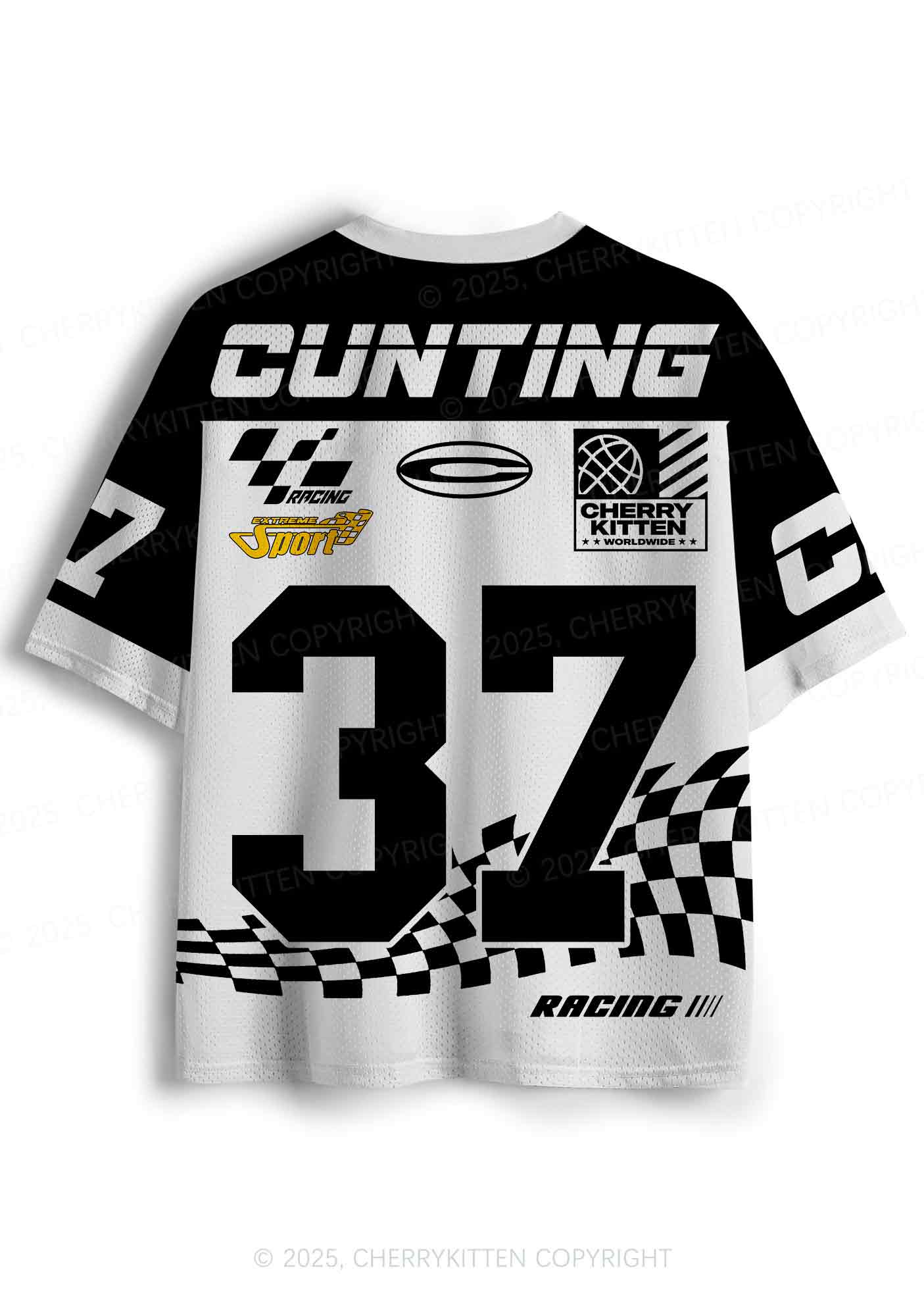 Custom Black Cxxting Racing Y2K Sport Jersey Shirts Cherrykitten - Image 3