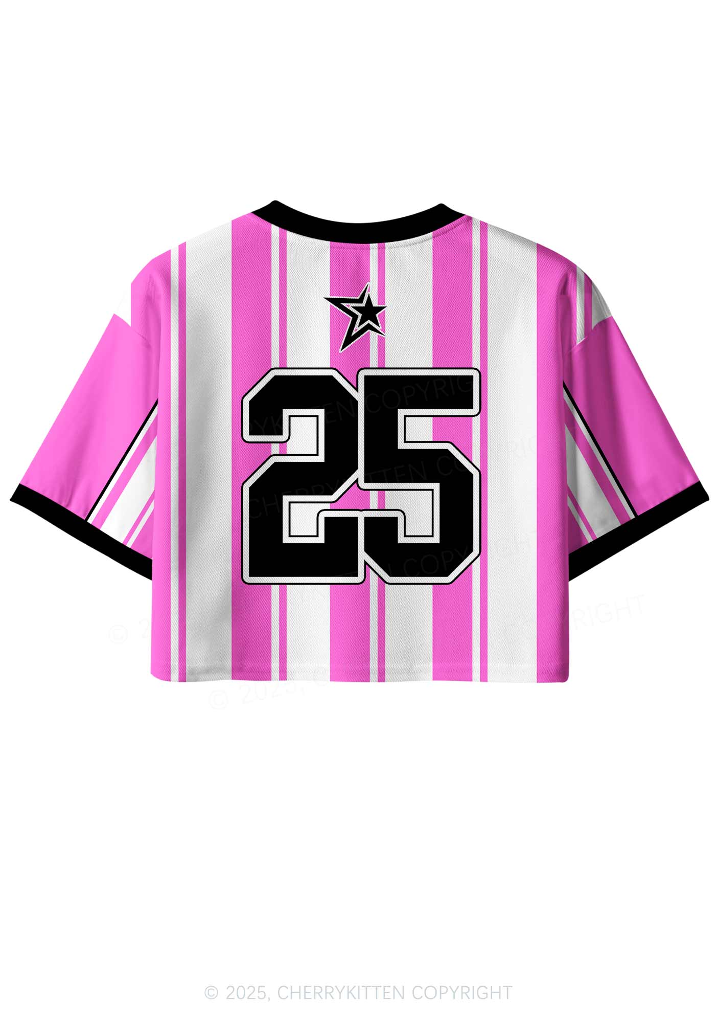 Custom Black Cxxting Season Y2K Crop Sport Jersey Shirts Cherrykitten - Image 3