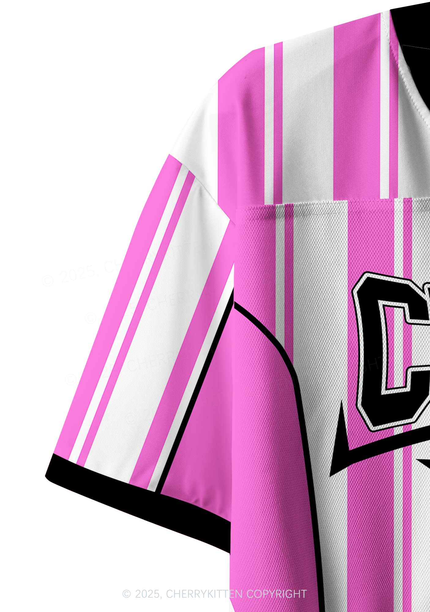 Custom Black Cxxting Season Y2K Crop Sport Jersey Shirts Cherrykitten - Image 6