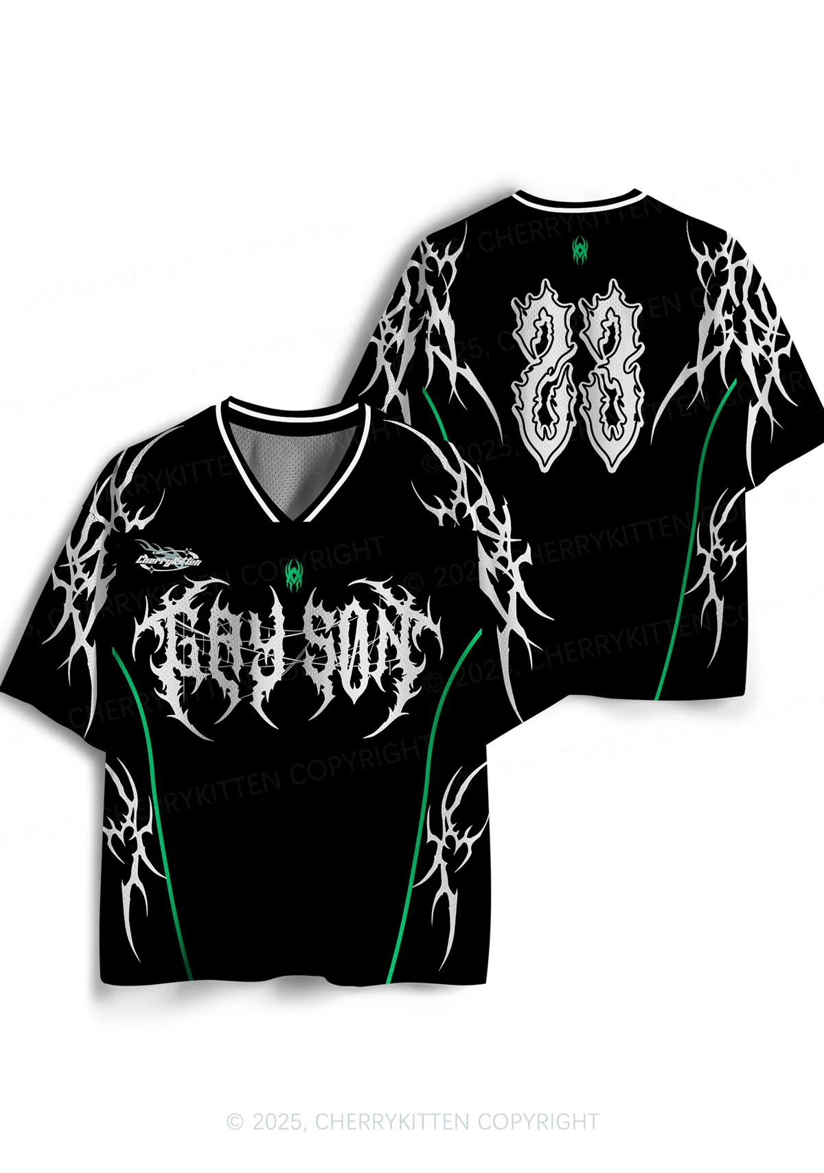 Custom Black Gay Son Pride Y2K Sport Jersey Shirts Cherrykitten - Image 3