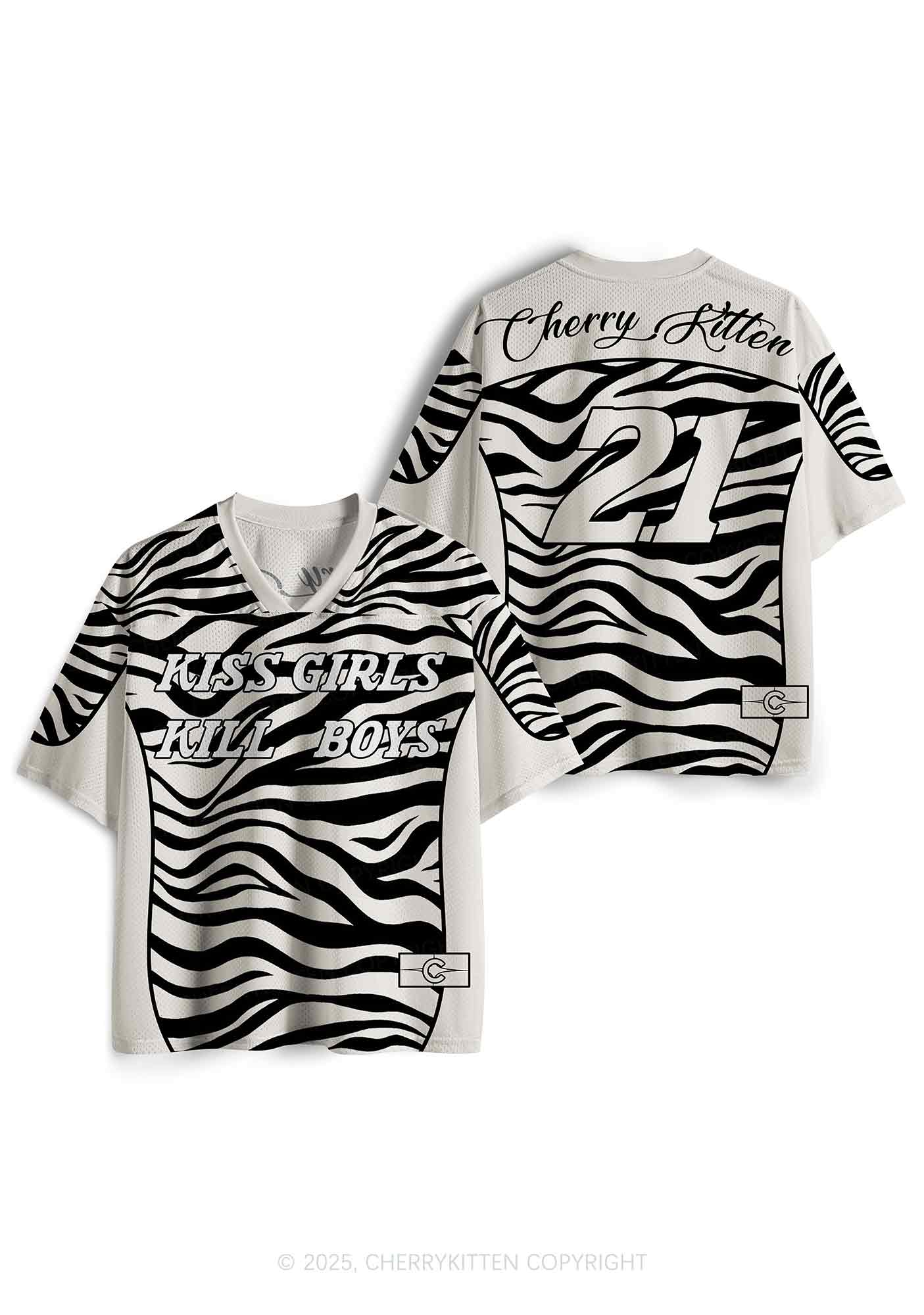 Custom Black Kiss Girls Pride Y2K Sport Jersey Shirts Cherrykitten - Image 3