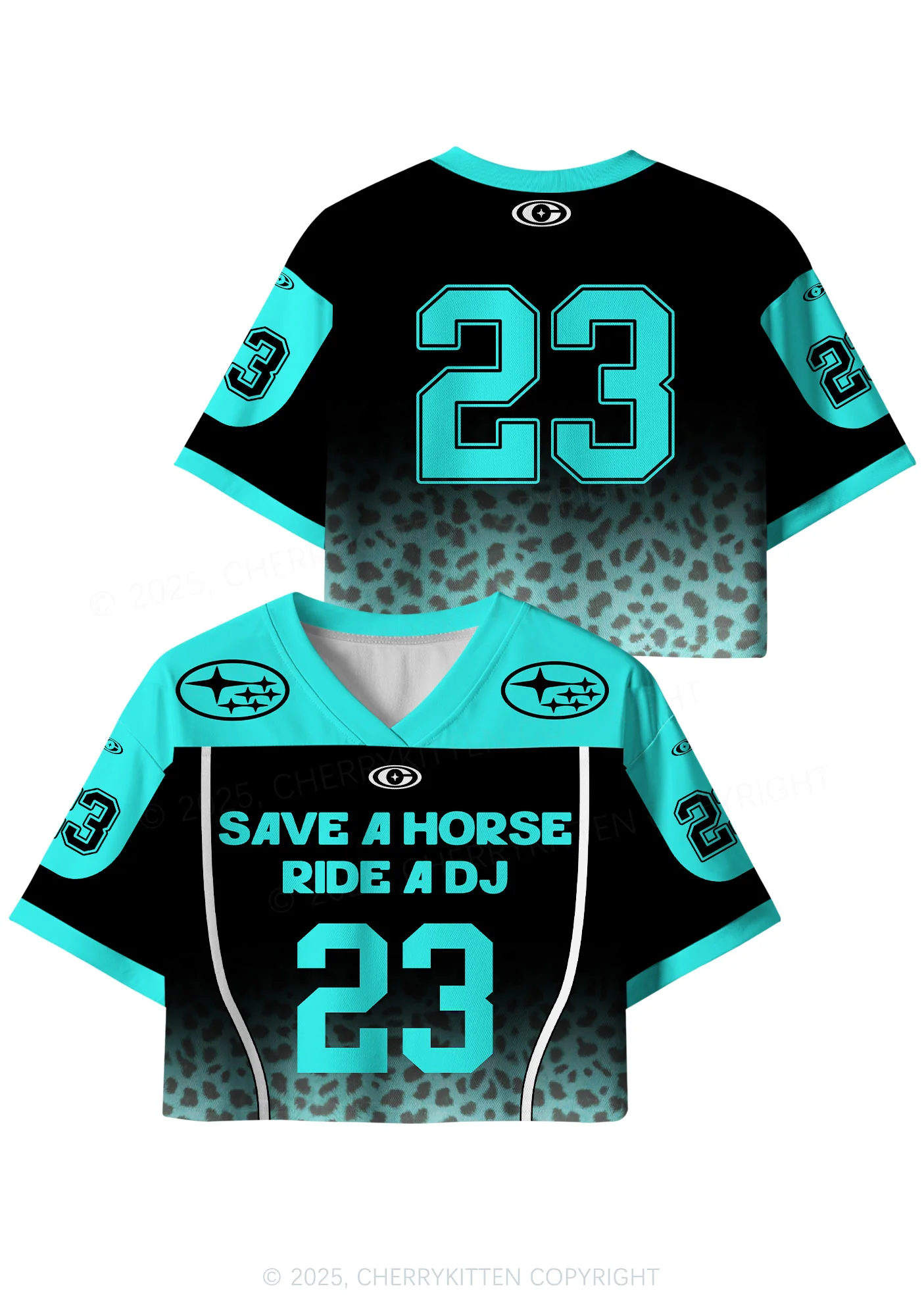 Custom Black Ride A DJ Y2K Crop Sport Jersey Shirts Cherrykitten - Image 3