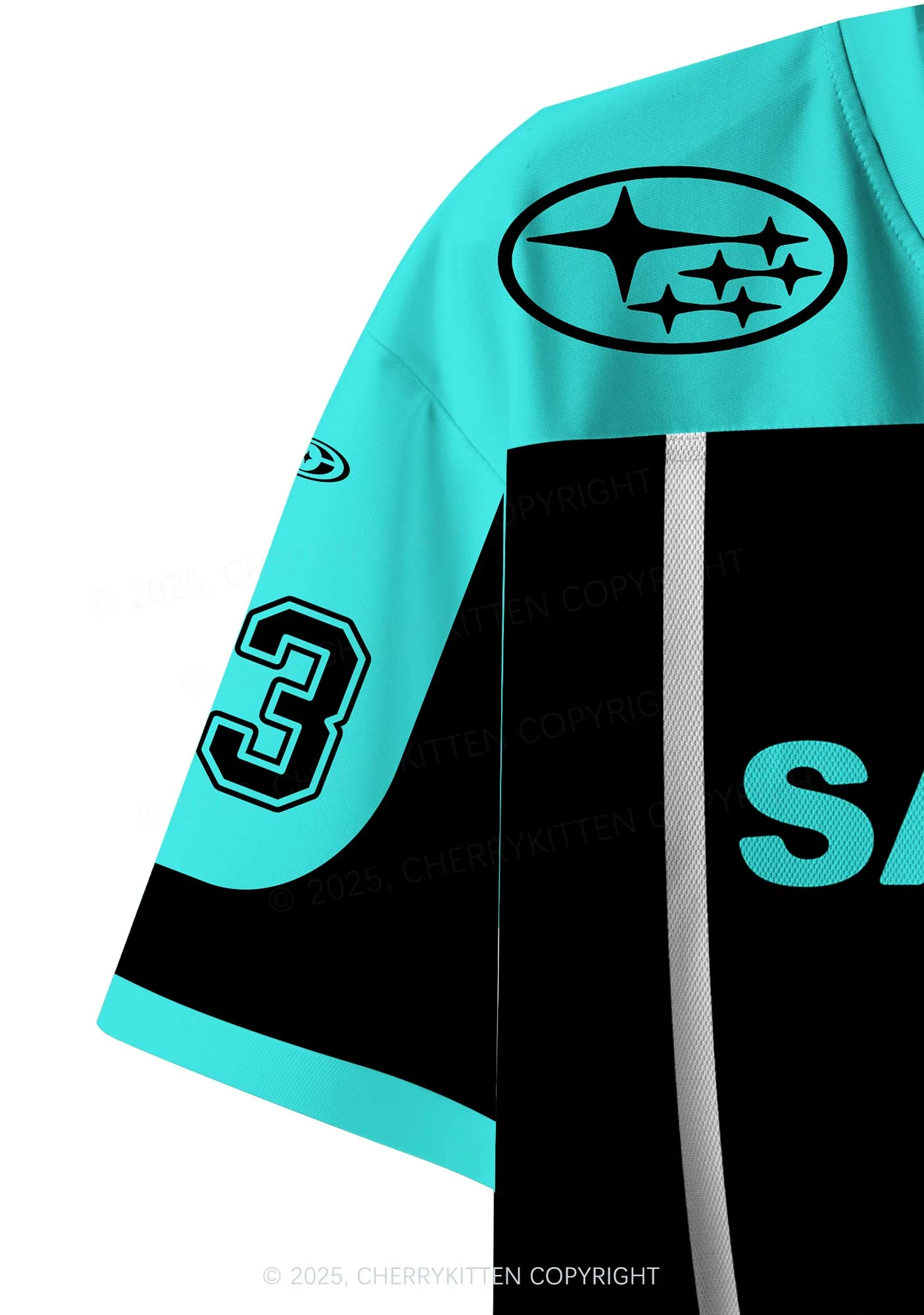 Custom Black Ride A DJ Y2K Crop Sport Jersey Shirts Cherrykitten - Image 6