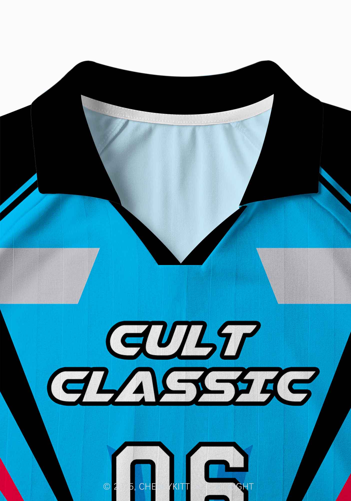 Custom Blue Cult Classic Y2K Long Sleeve Sport Jersey Shirts Cherrykitten - Image 4