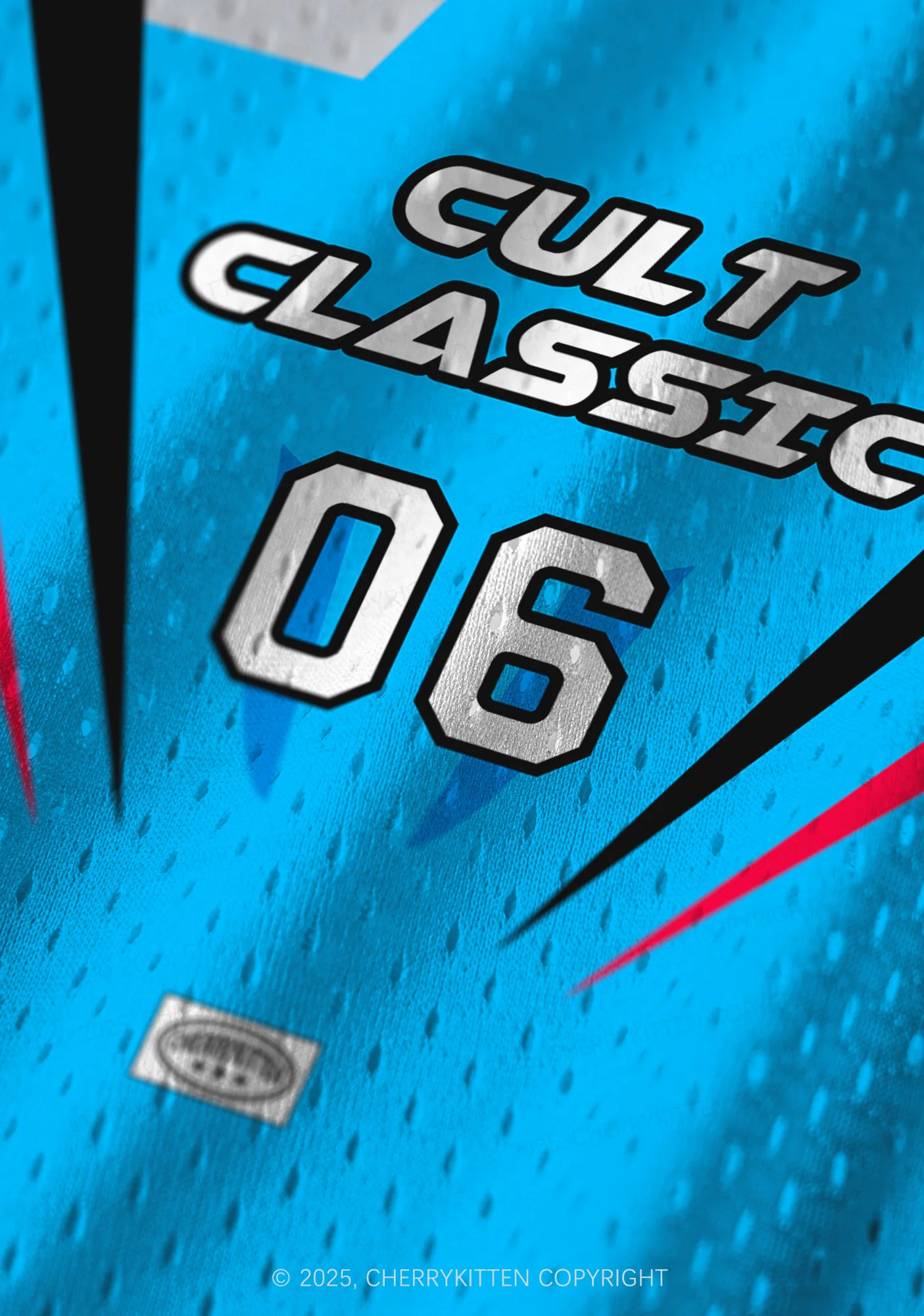Custom Blue Cult Classic Y2K Sport Jersey Tank Cherrykitten - Image 4