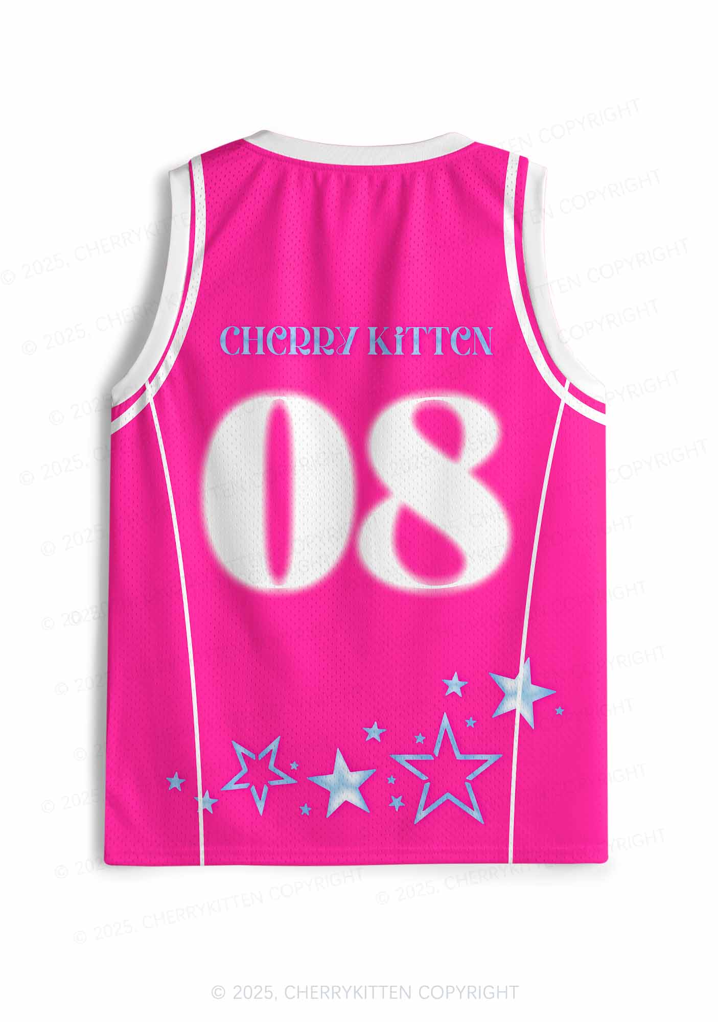 Custom Blue Cxxt Y2K Sport Jersey Tank Cherrykitten - Image 2