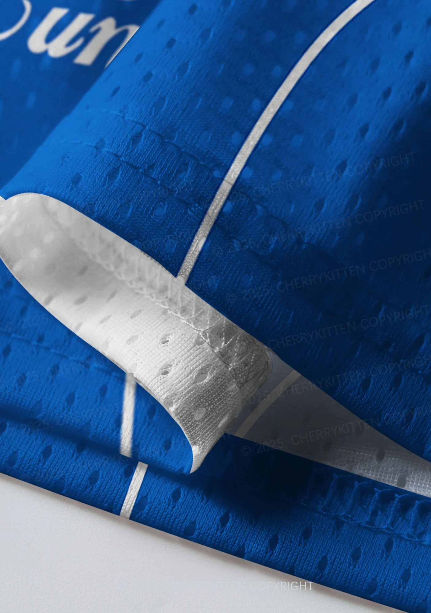 Custom Blue Dont Play Techno Y2K Sport Jersey Shirts Cherrykitten - Image 5